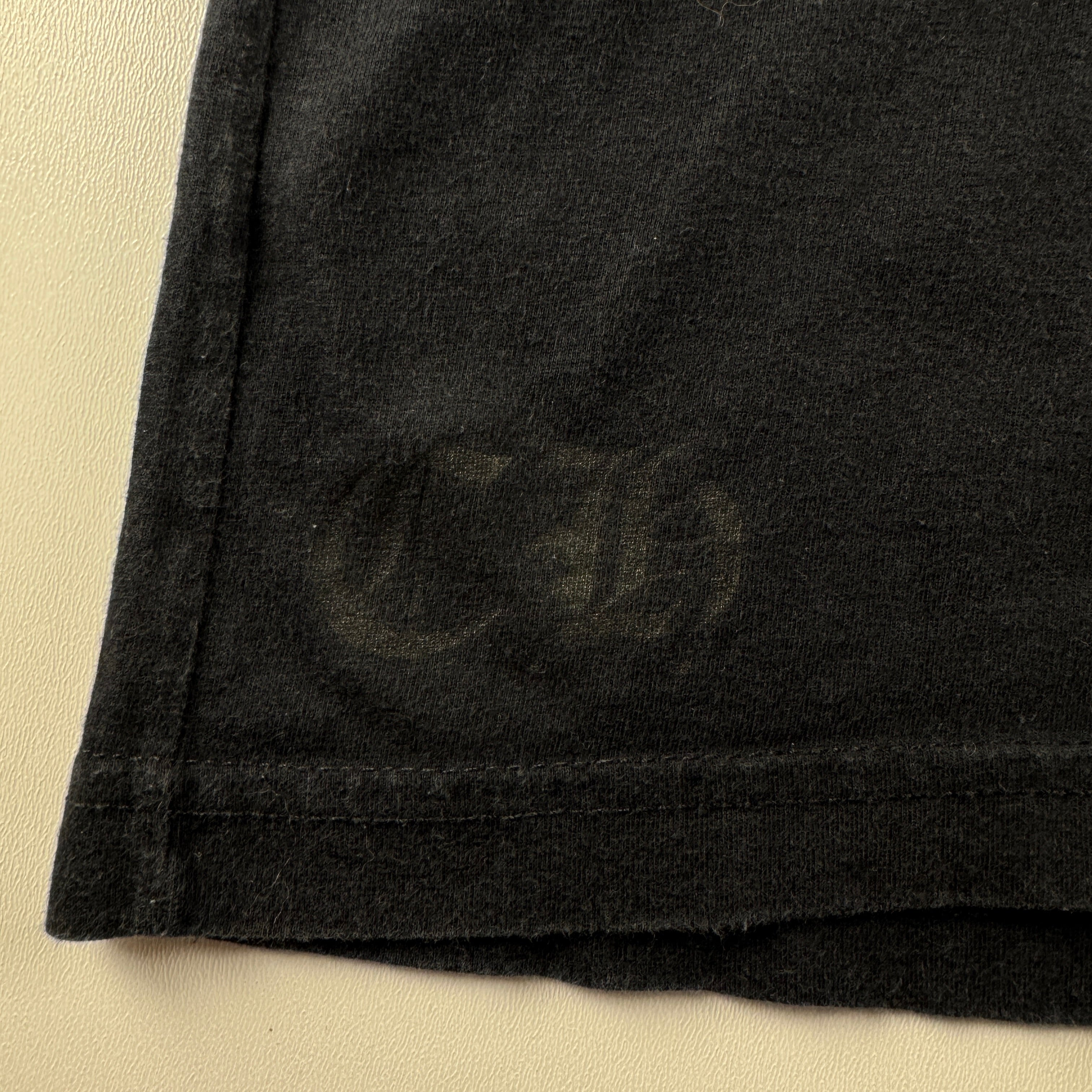 Chrome Hearts Vintage Scroll Logo Black Tee (L)