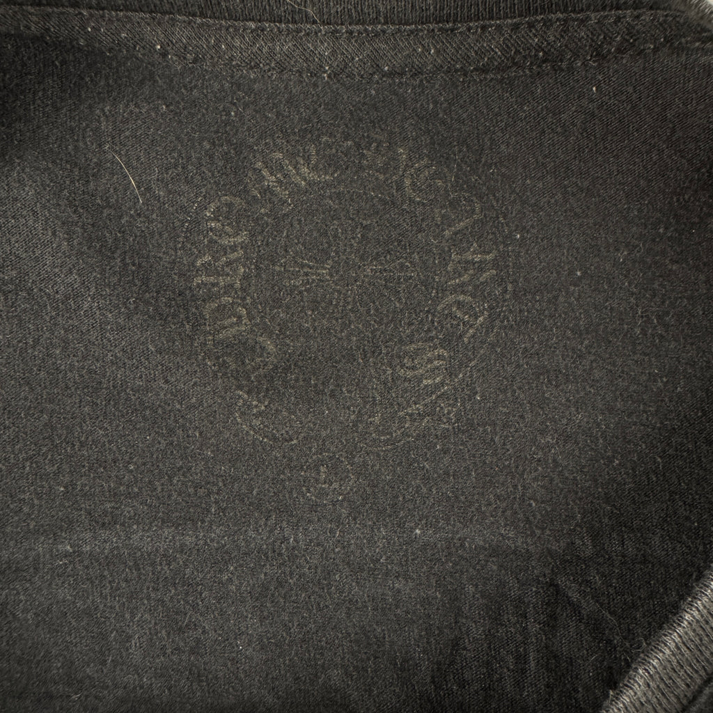 Chrome Hearts Vintage Scroll Logo Black Tee (L)