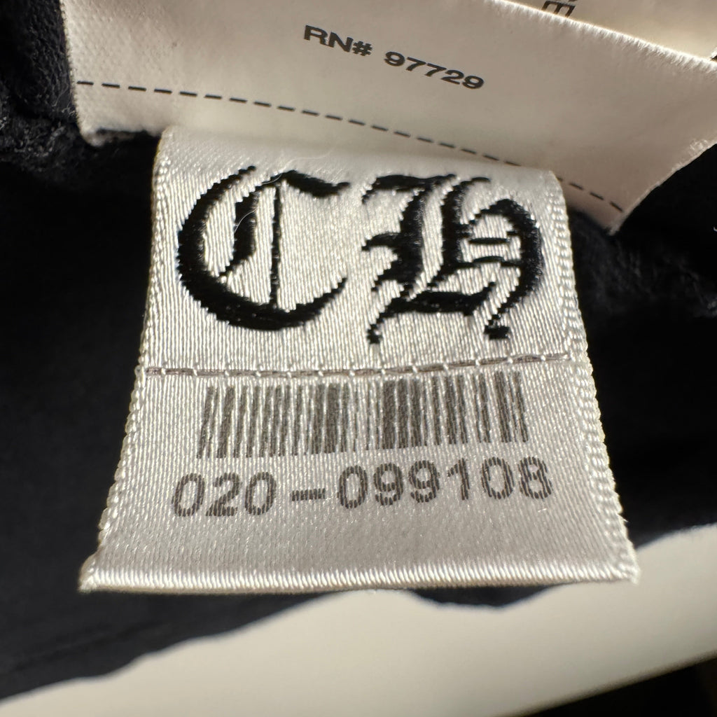 Chrome Hearts Vintage Scroll Logo Black Tee (L)