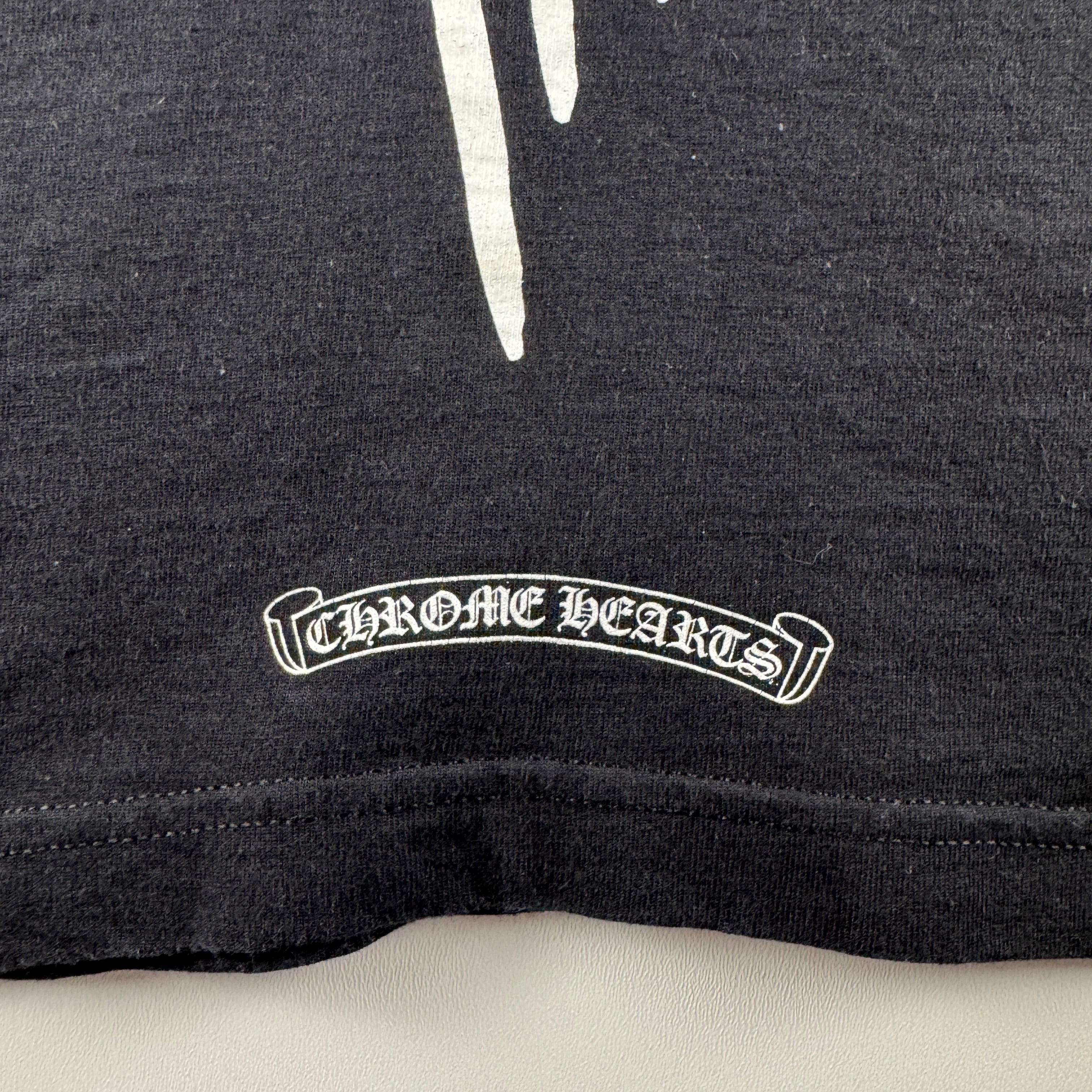 Chrome Hearts Triple Cross Sword Black Tee (S)