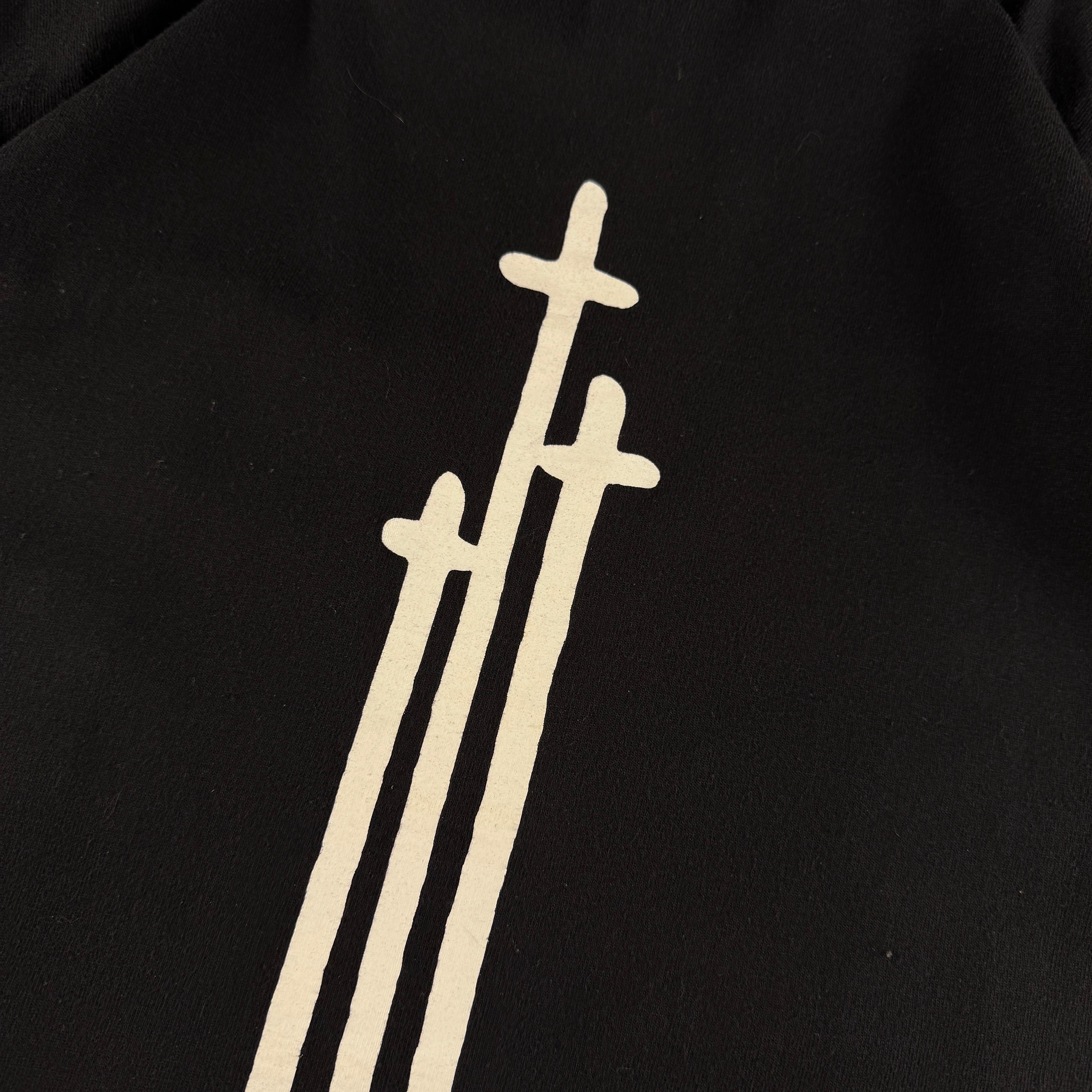 Chrome Hearts Triple Cross Sword Black Tee (S)