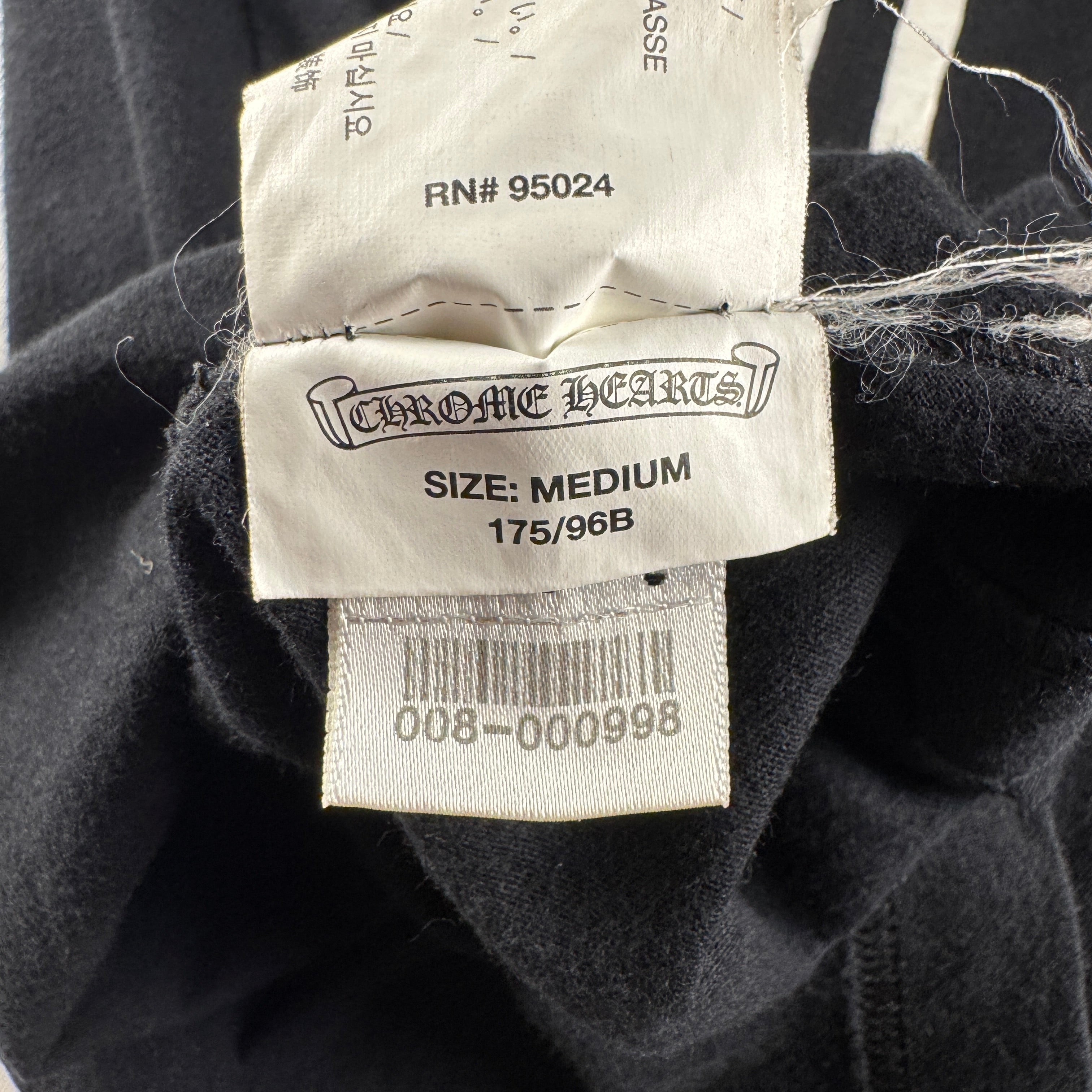 Chrome Hearts Triple Cross Sword Black Tee (M)