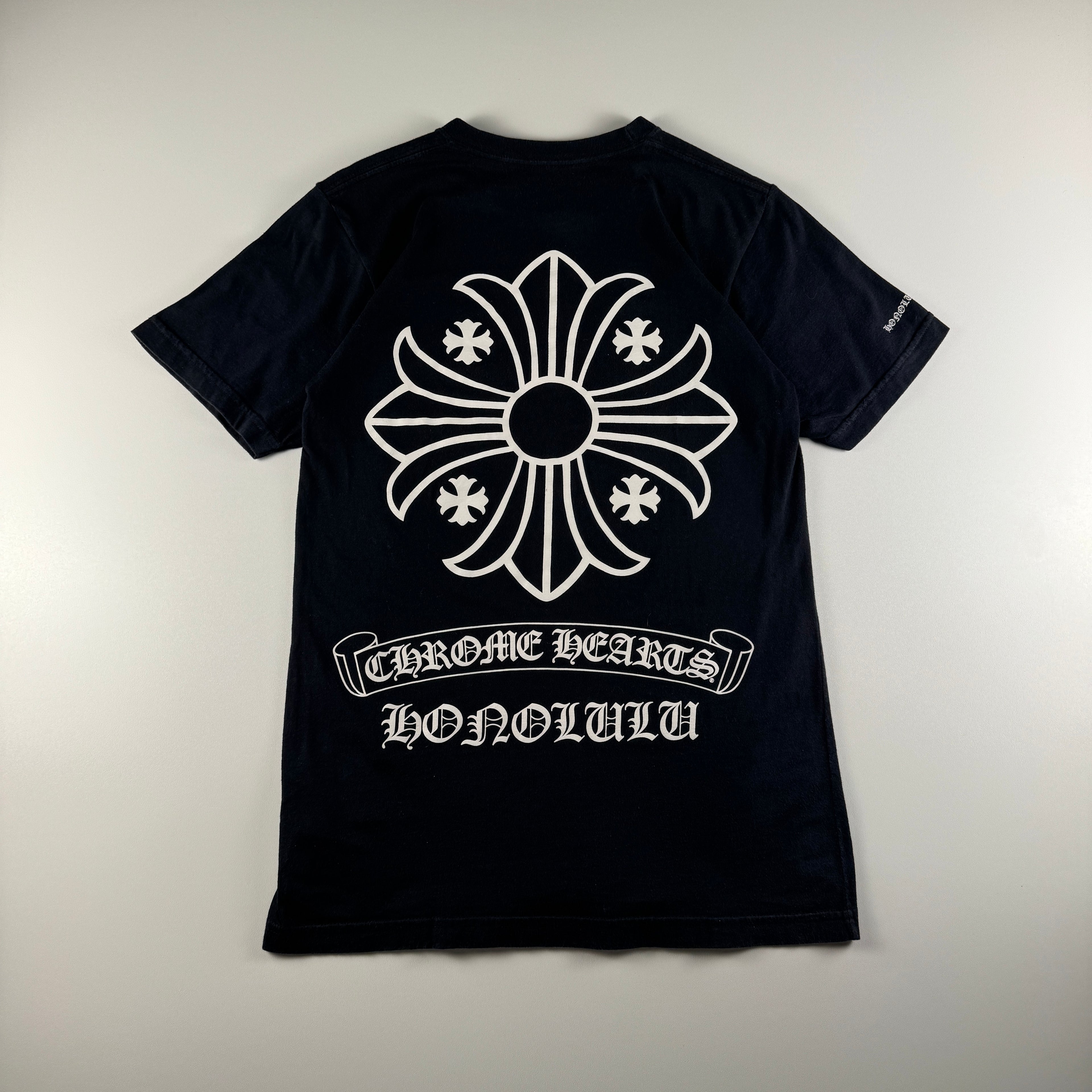Chrome Hearts Honolulu Cross City Limited Black Tee (S)