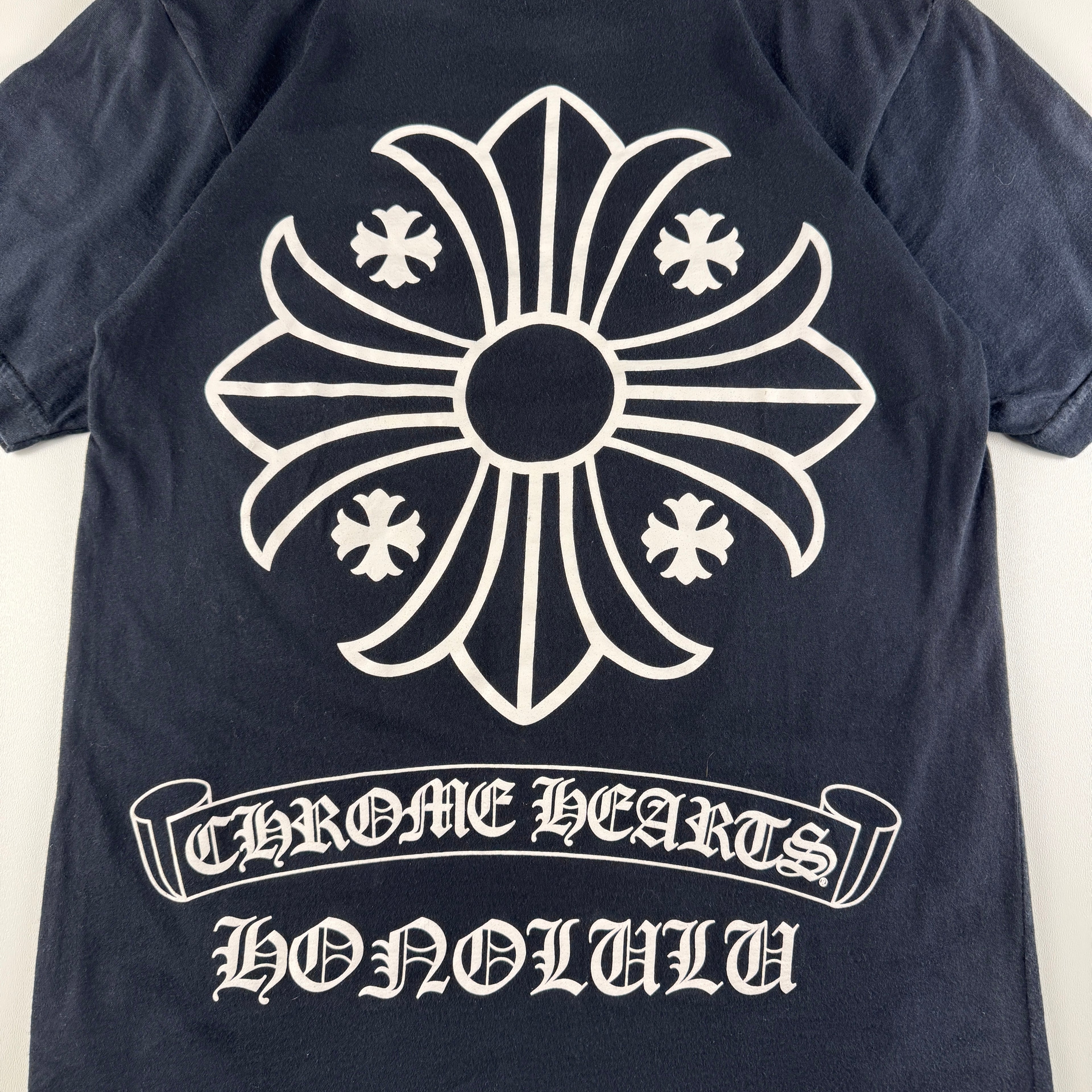 Chrome Hearts Honolulu Cross City Limited Black Tee (S)