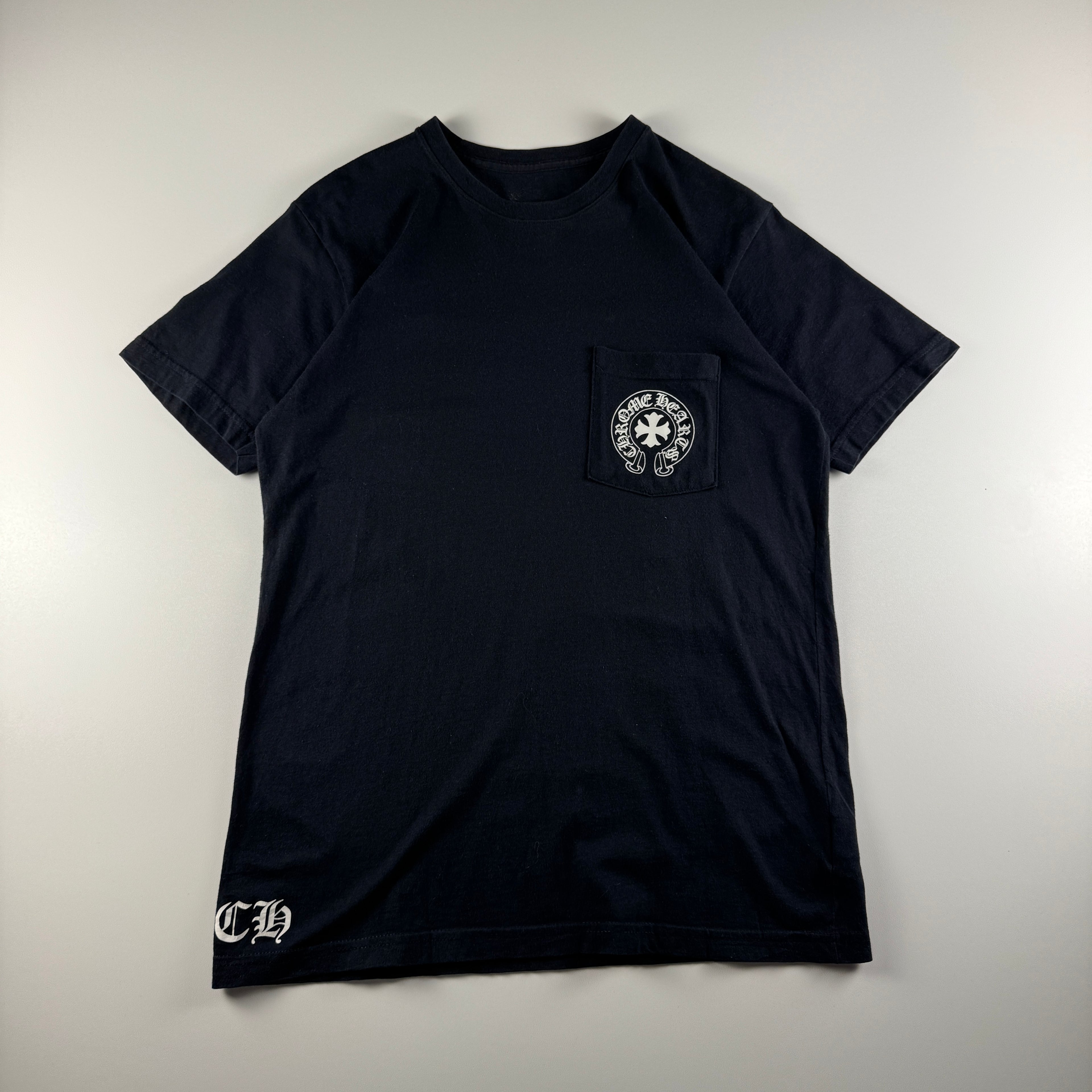 Chrome Hearts Made in Hollywood Exclusive Text Black Tee (M)
