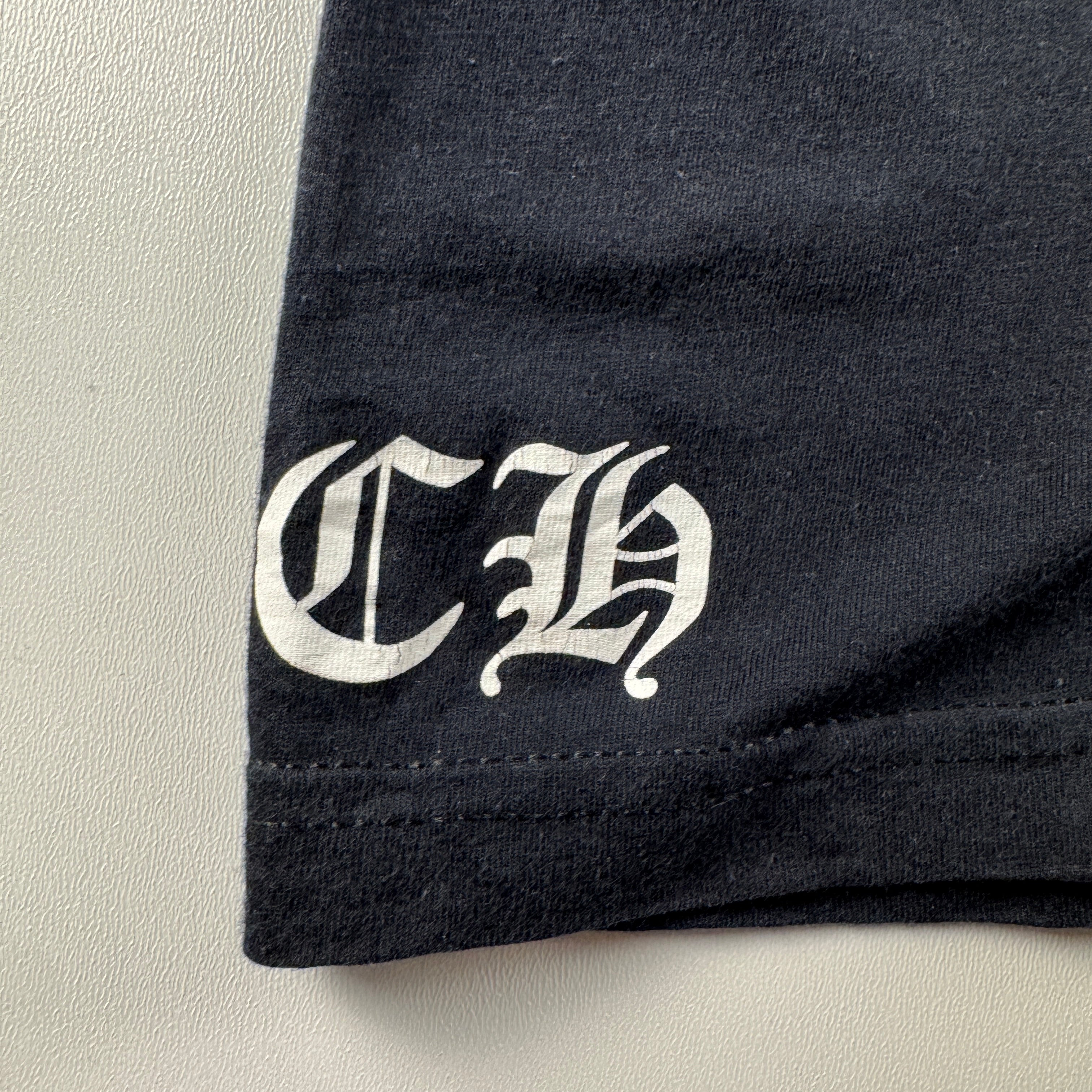 Chrome Hearts Made in Hollywood Exclusive Text Black Tee (M)