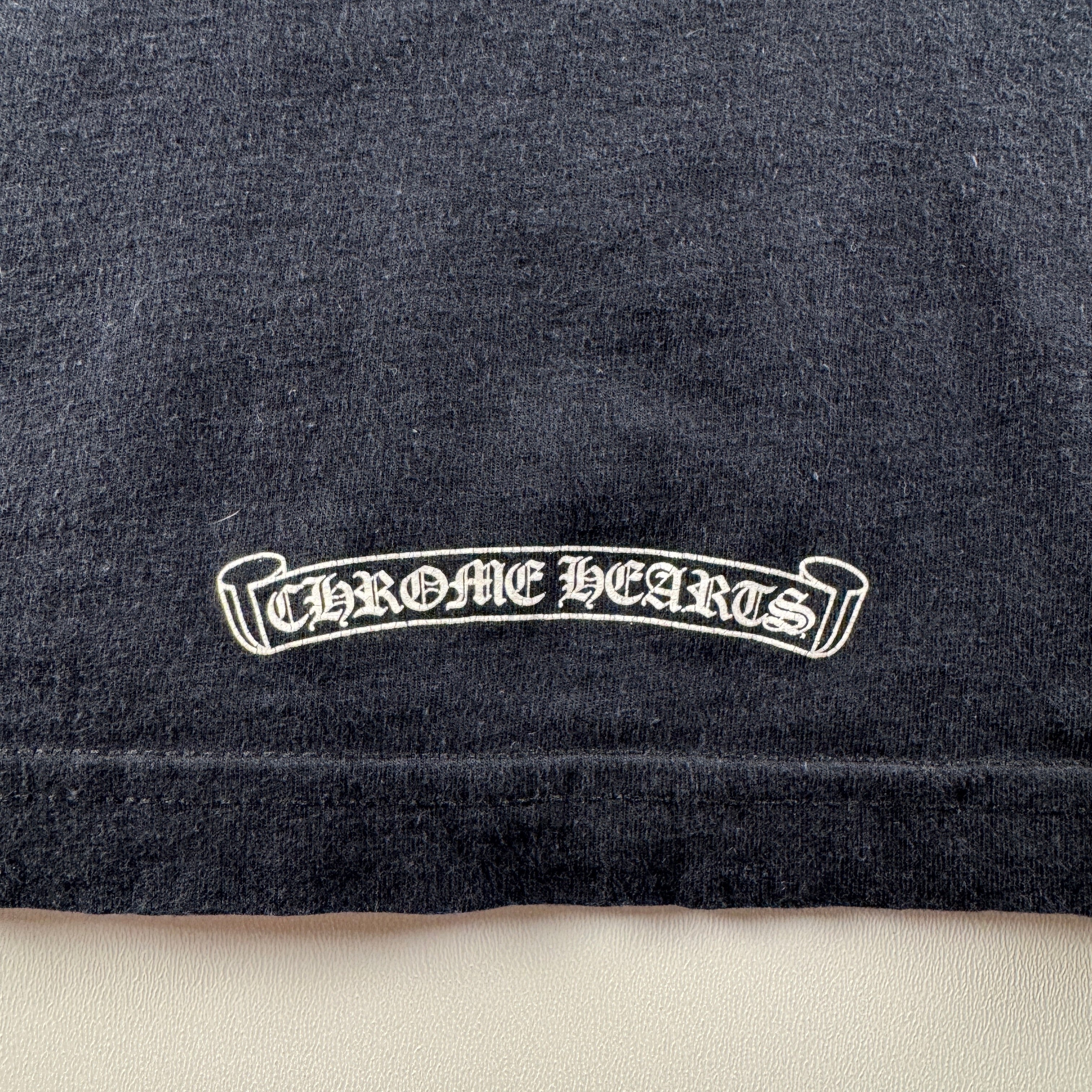 Chrome Hearts Made in Hollywood Exclusive Text Black Tee (M)