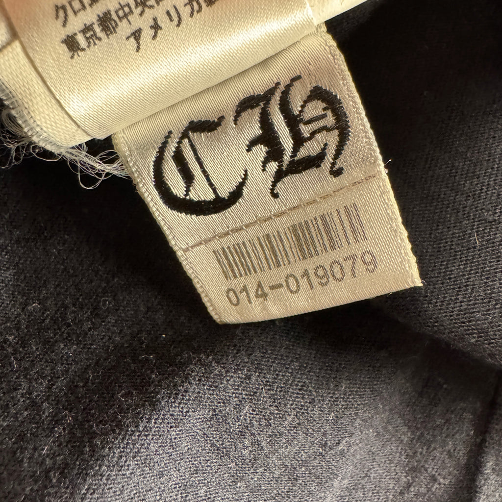 Chrome Hearts Made in Hollywood Exclusive Text Black Tee (M)