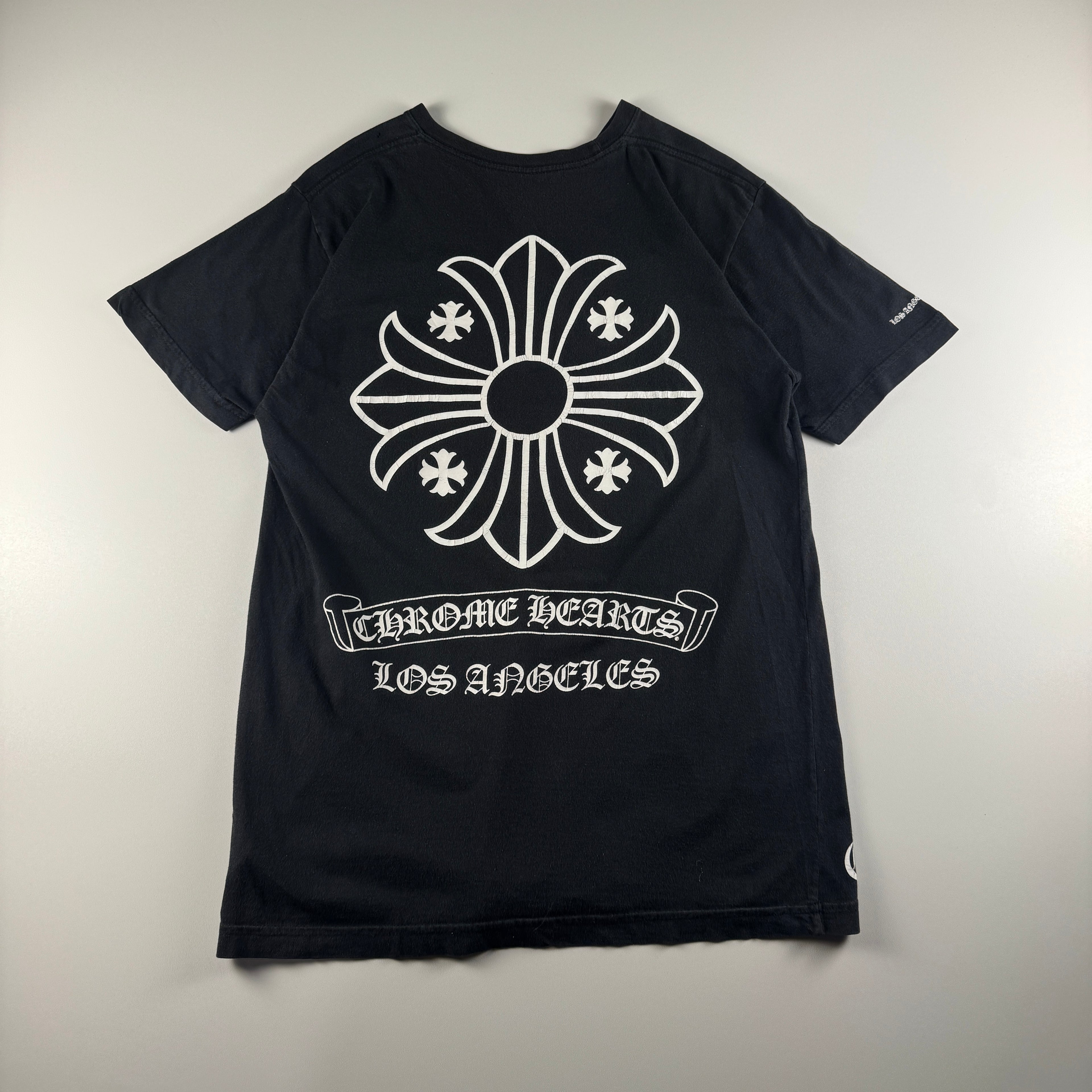 Chrome Hearts Plus Cross Los Angeles Black Tee (M)
