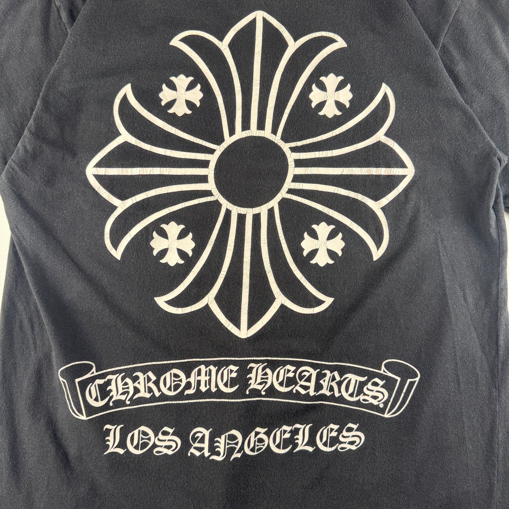 Chrome Hearts Plus Cross Los Angeles Black Tee (M)