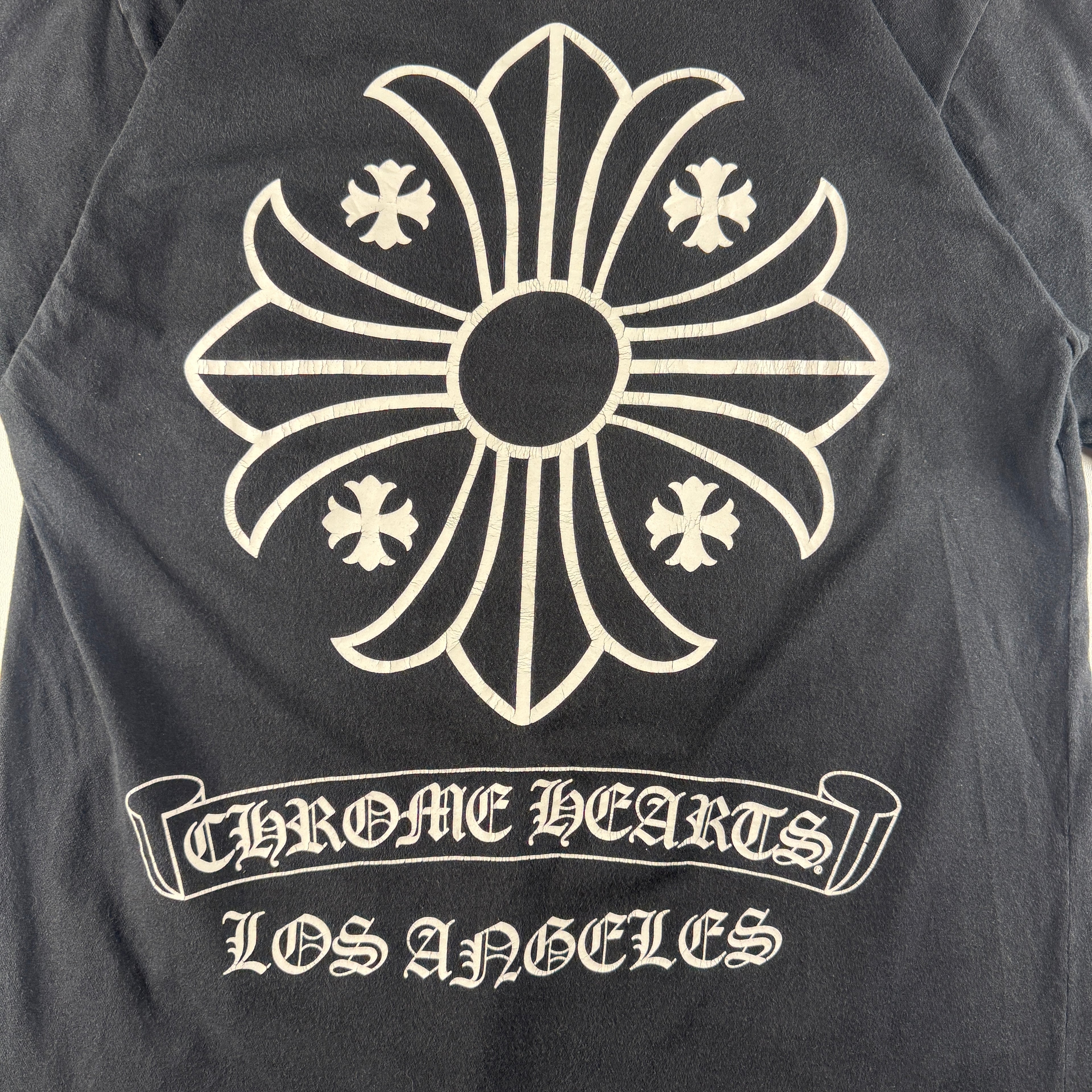 Chrome Hearts Plus Cross Los Angeles Black Tee (M)