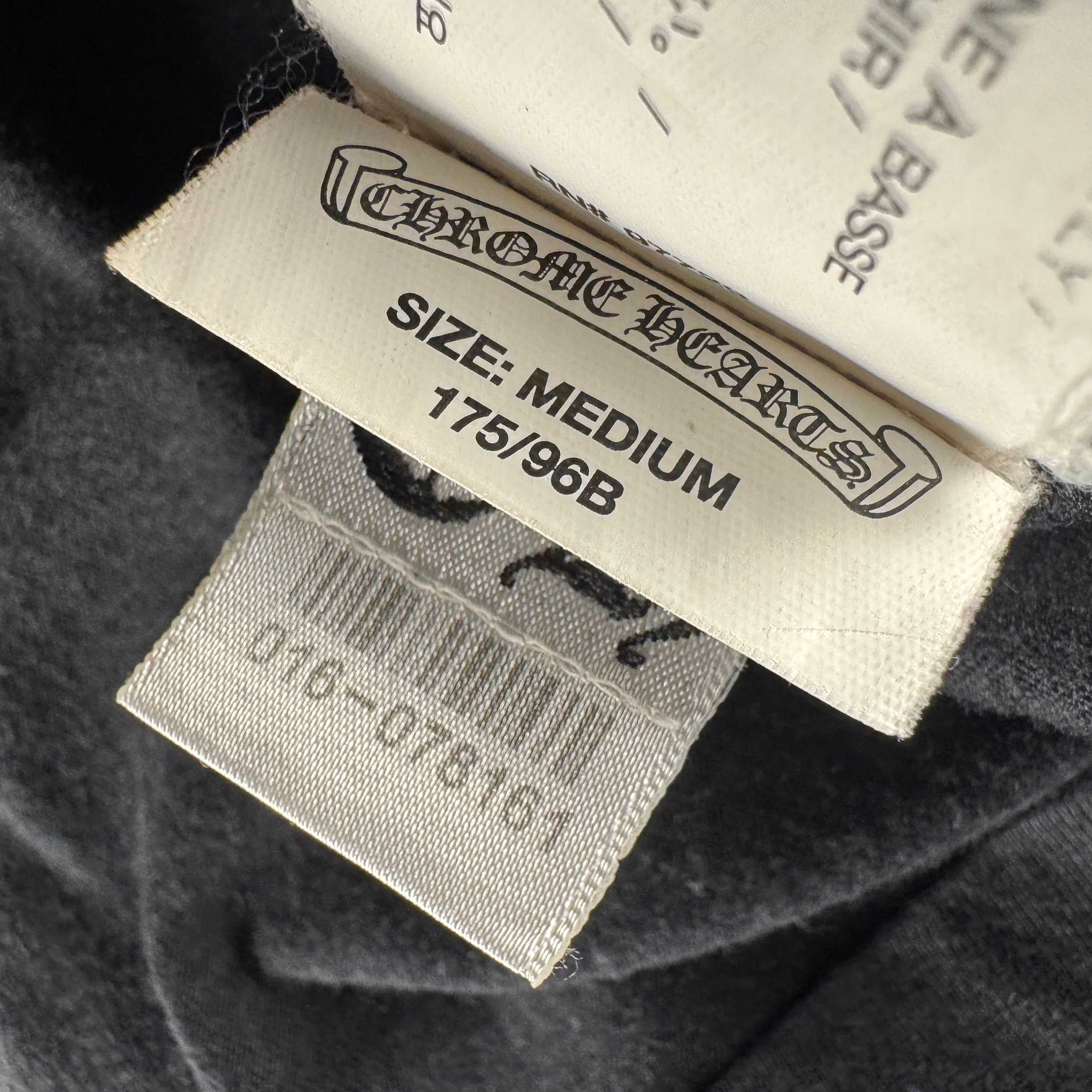 Chrome Hearts Plus Cross Los Angeles Black Tee (M)
