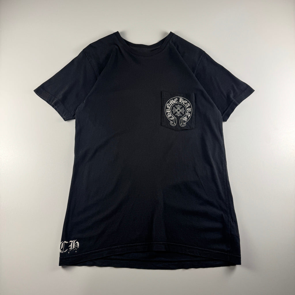 Chrome Hearts Horseshoes Hong-Kong Exclusive Black Tee (M)