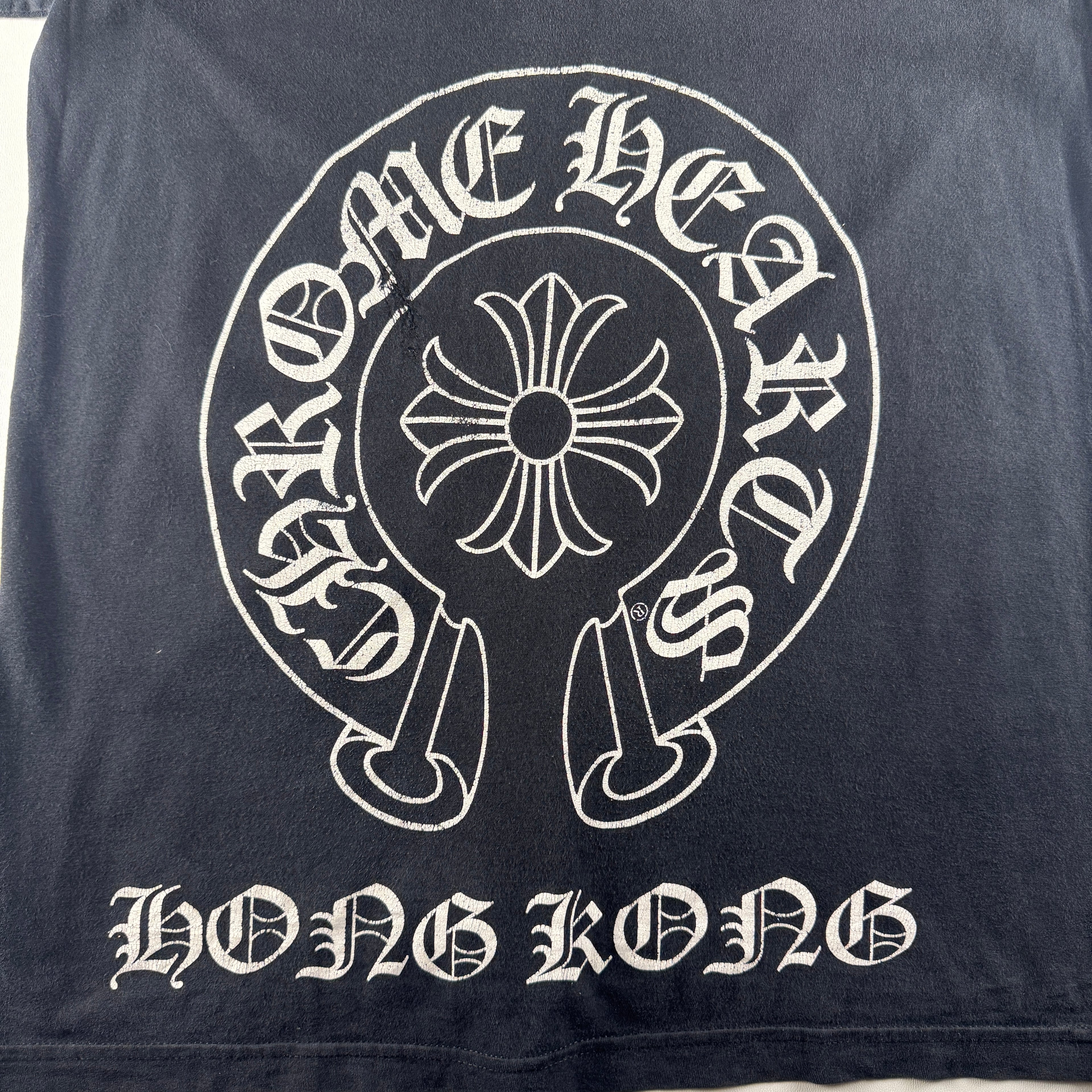 Chrome Hearts Horseshoes Hong-Kong Exclusive Black Tee (M)