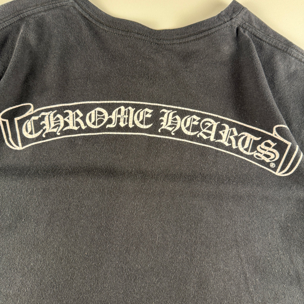 Chrome Hearts Black Stars Pocket Black Tee (M)