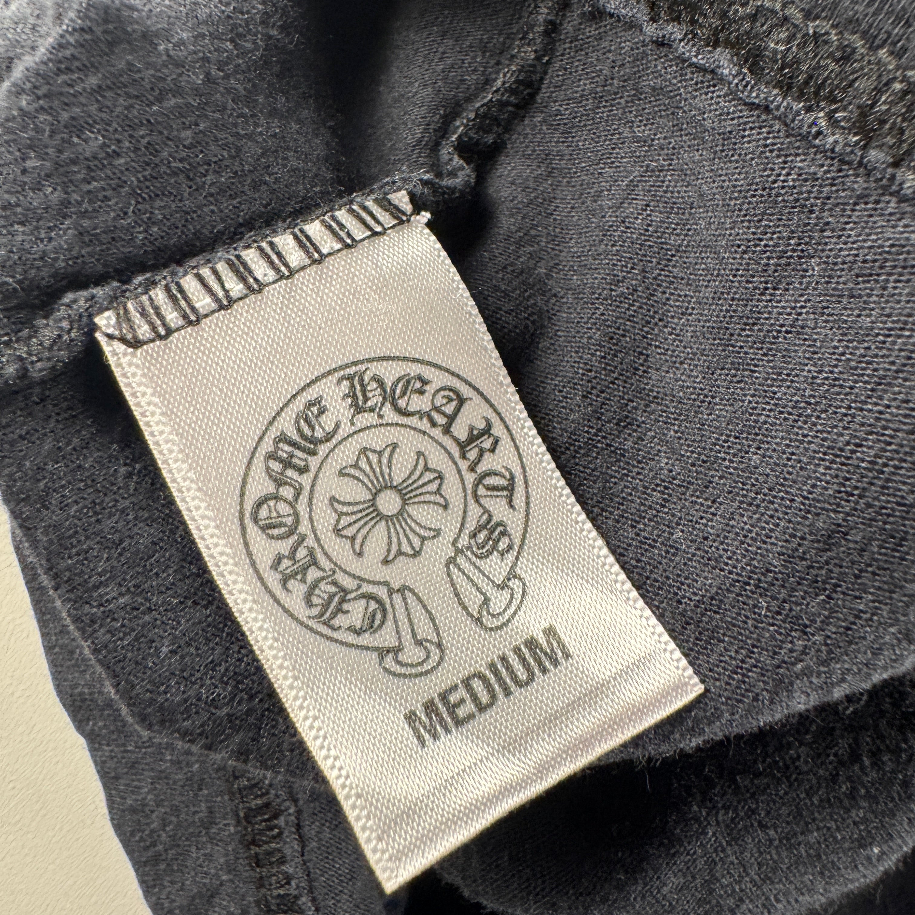 Chrome Hearts Black Stars Pocket Black Tee (M)