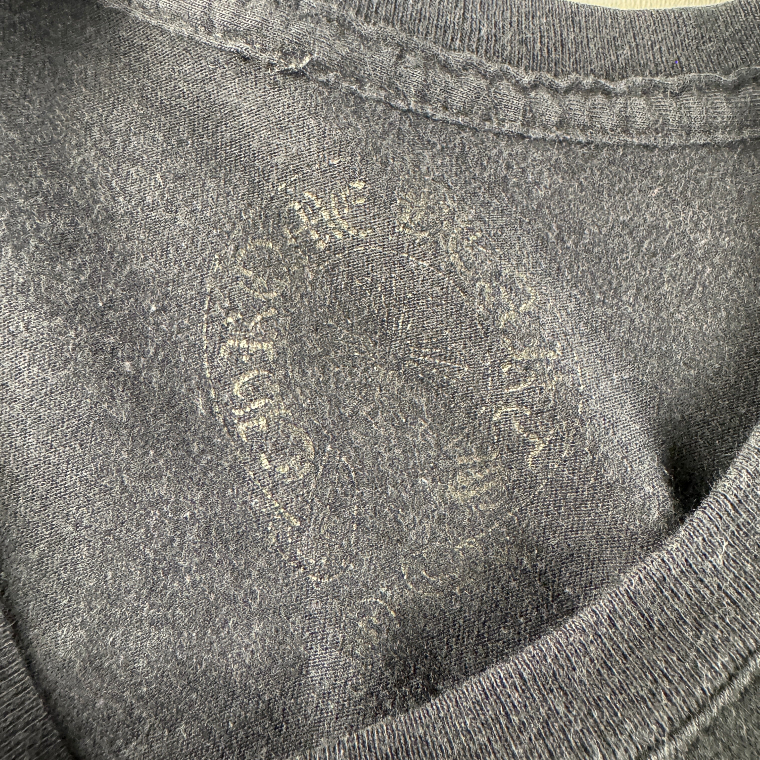 Chrome Hearts Distressed Horseshoe Black Tee (S)