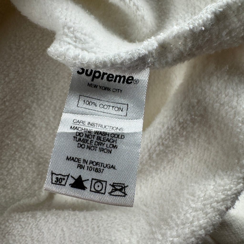 Supreme x CDG Split Box Logo White Hoodie (XL)