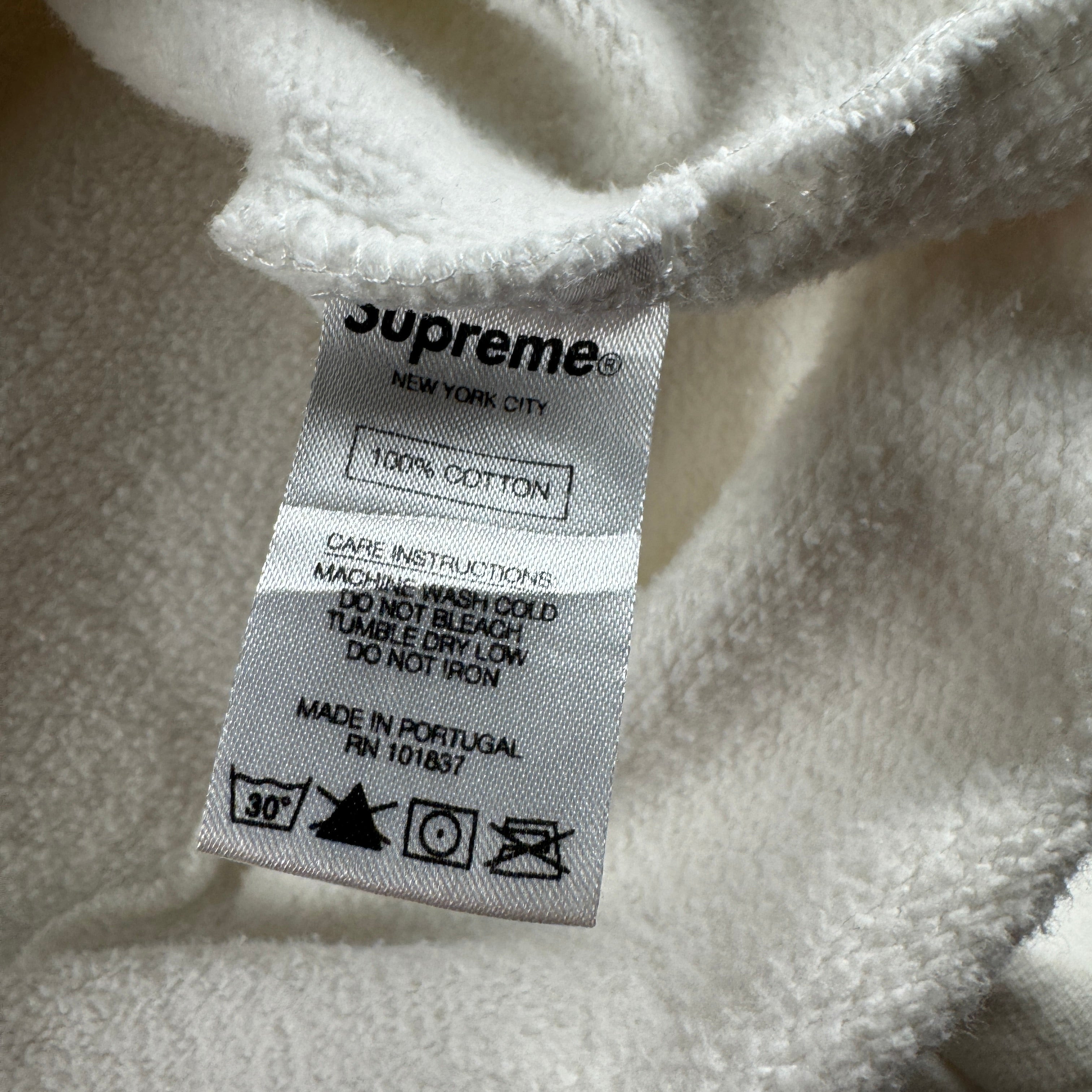 Supreme x CDG Split Box Logo White Hoodie (XL)