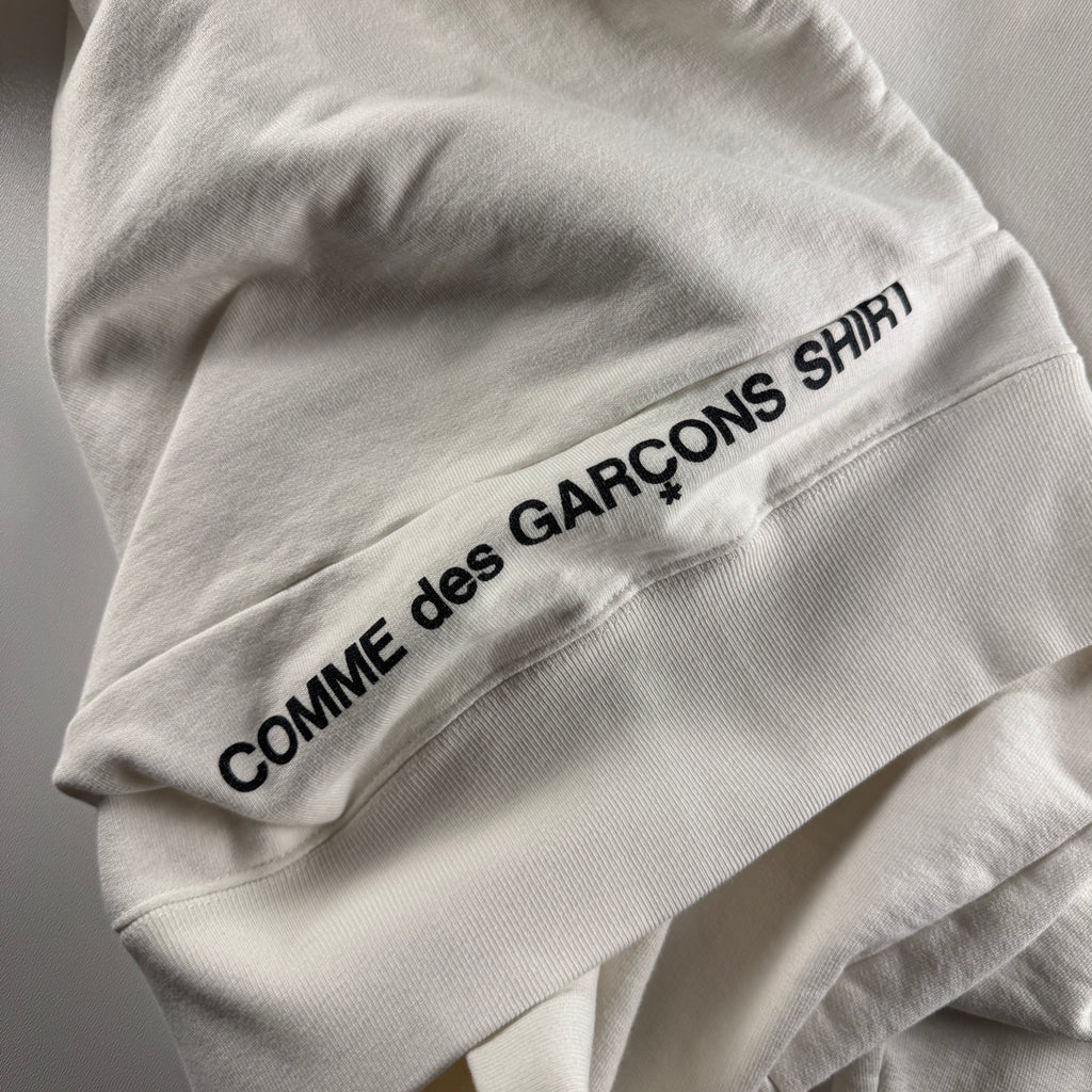 Supreme x CDG Split Box Logo White Hoodie (XL)