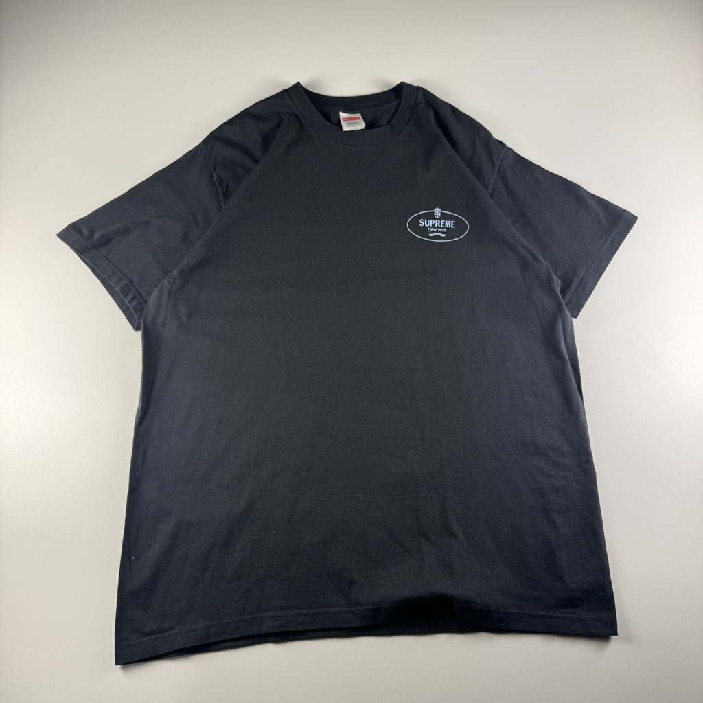 Supreme Crest Black Tee (L)