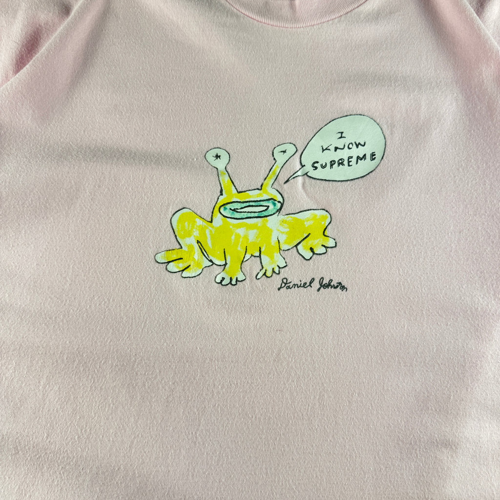 Supreme x Daniel Johnston Frog Pink Tee (XL)