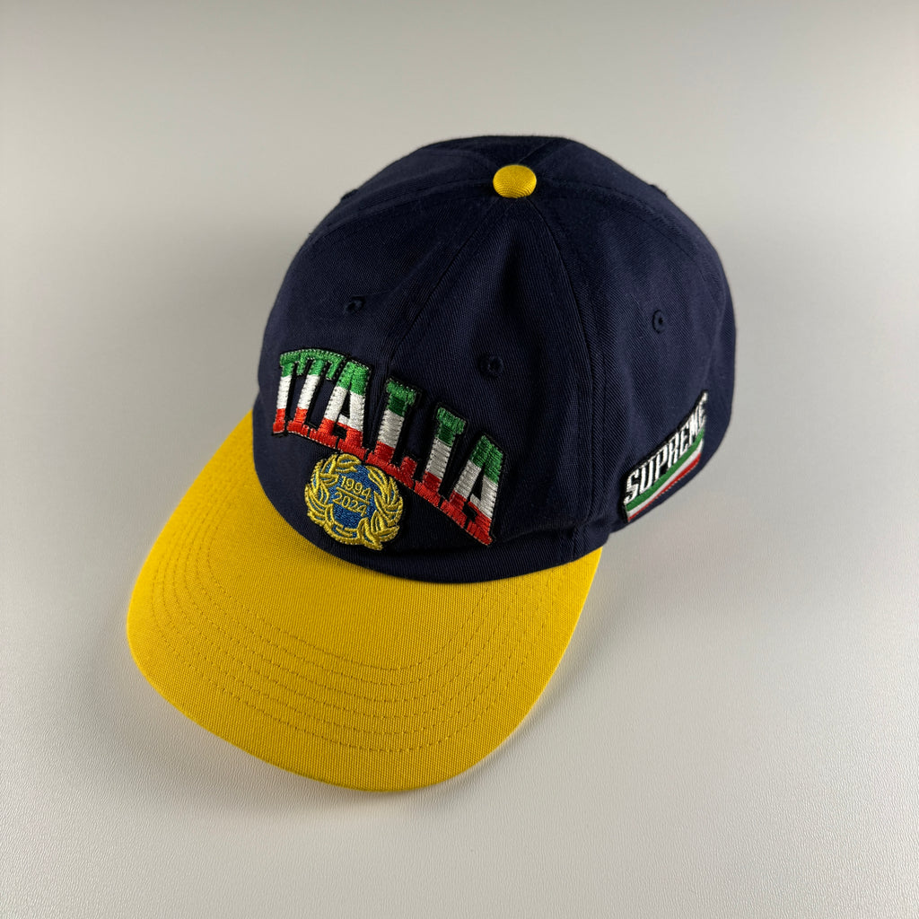 Supreme Italia 6-Panel Blue Cap (OS)