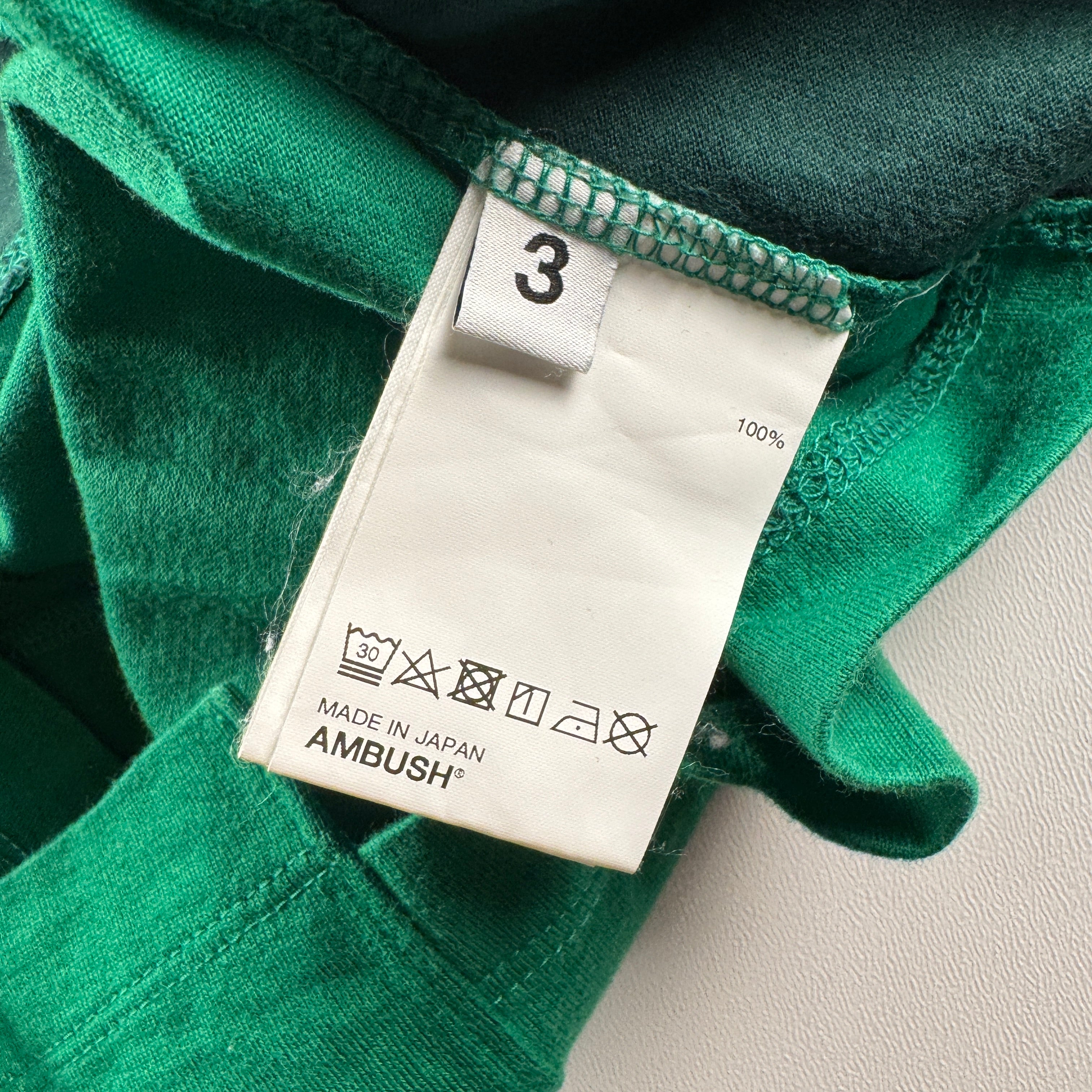 AMBUSH Patchwork Tee Green (3/L)