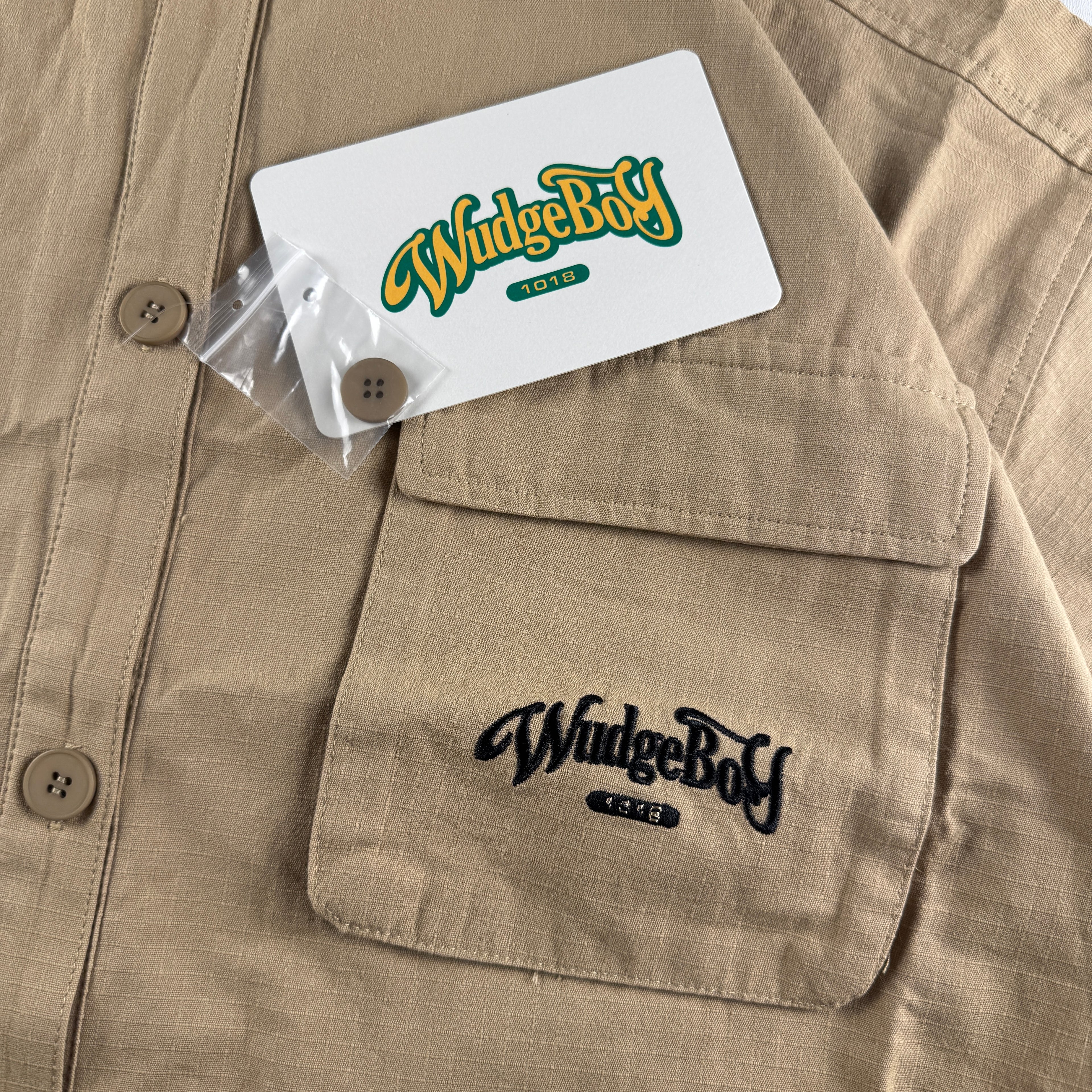 Wudge Boy Beige Work Shirt (M)