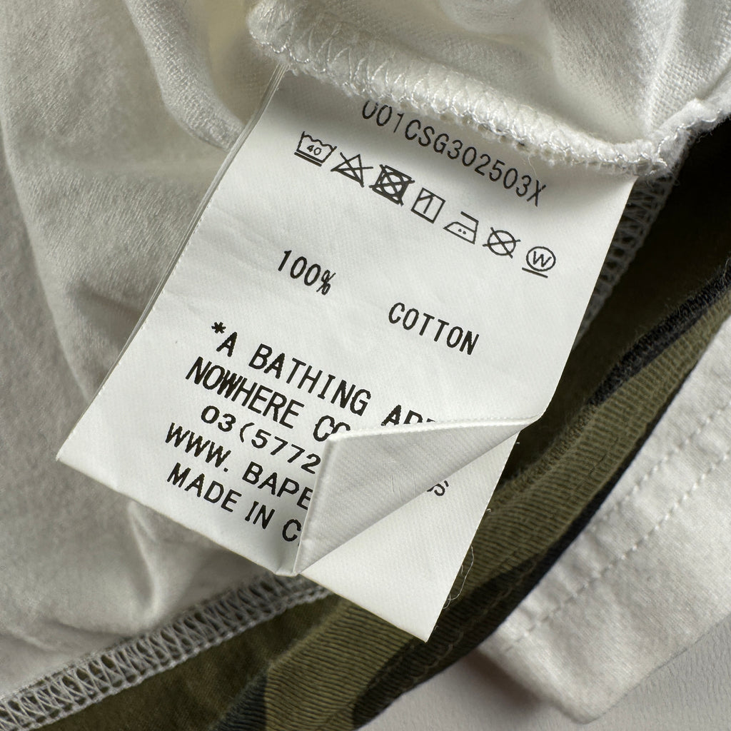 BAPE Ladies Busy Works White Crop Top (S)
