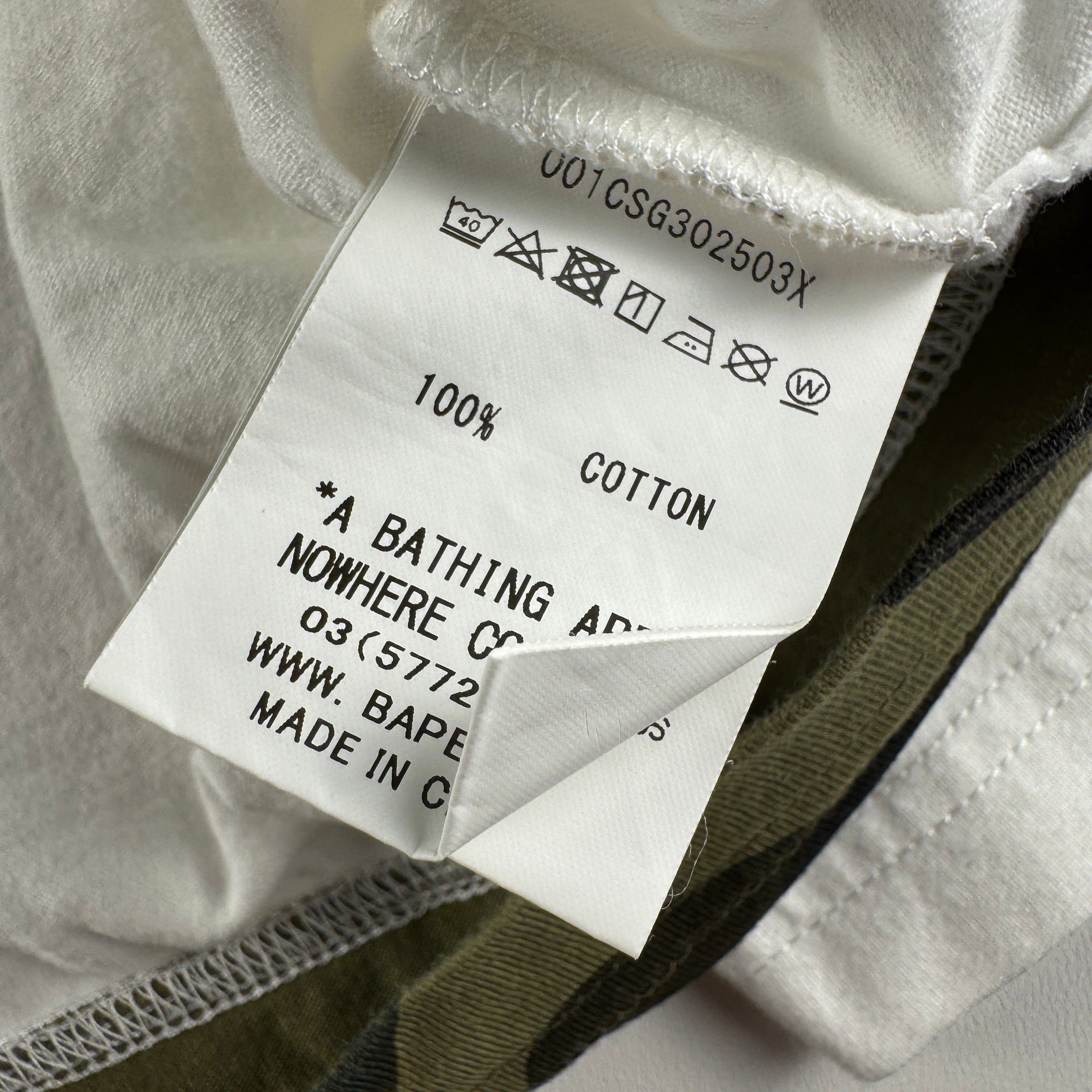 BAPE Ladies Busy Works White Crop Top (S)