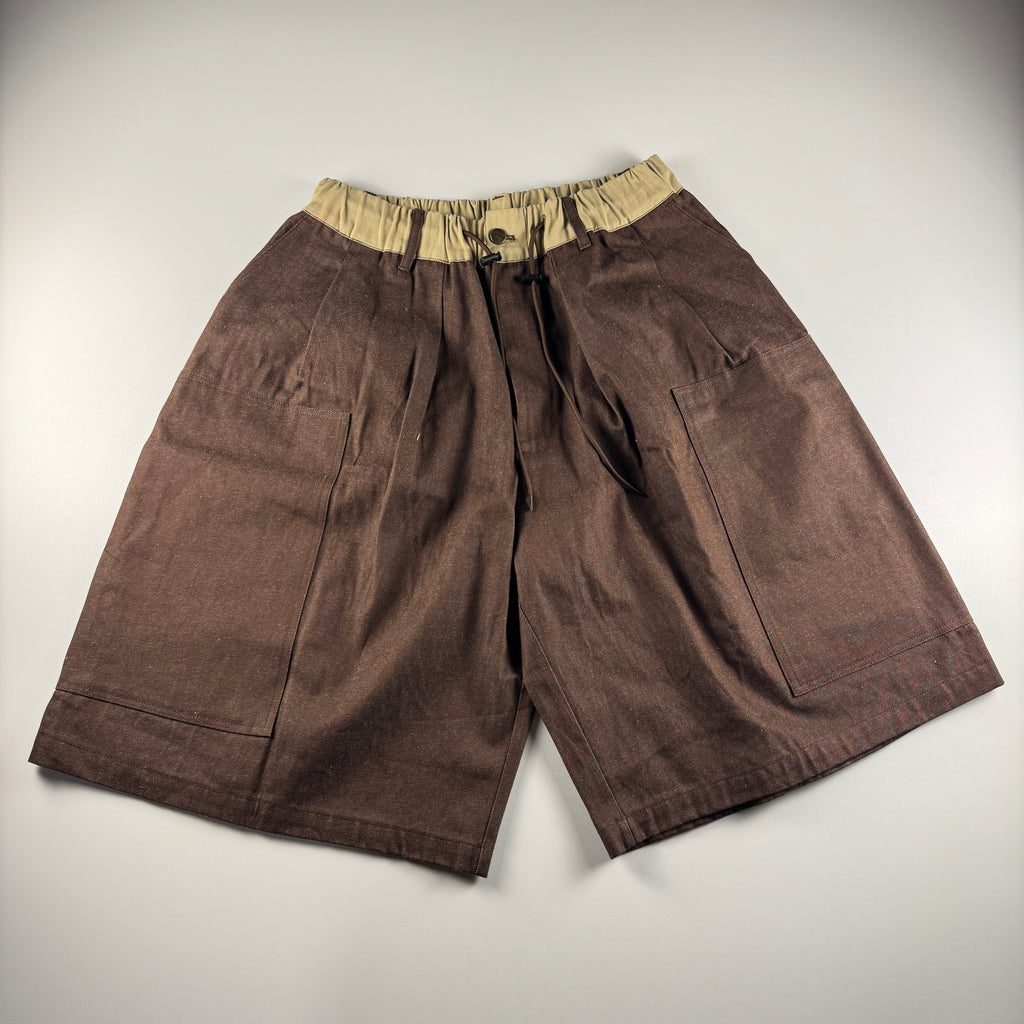 Wudge Boy Brown Baggy Short (L)