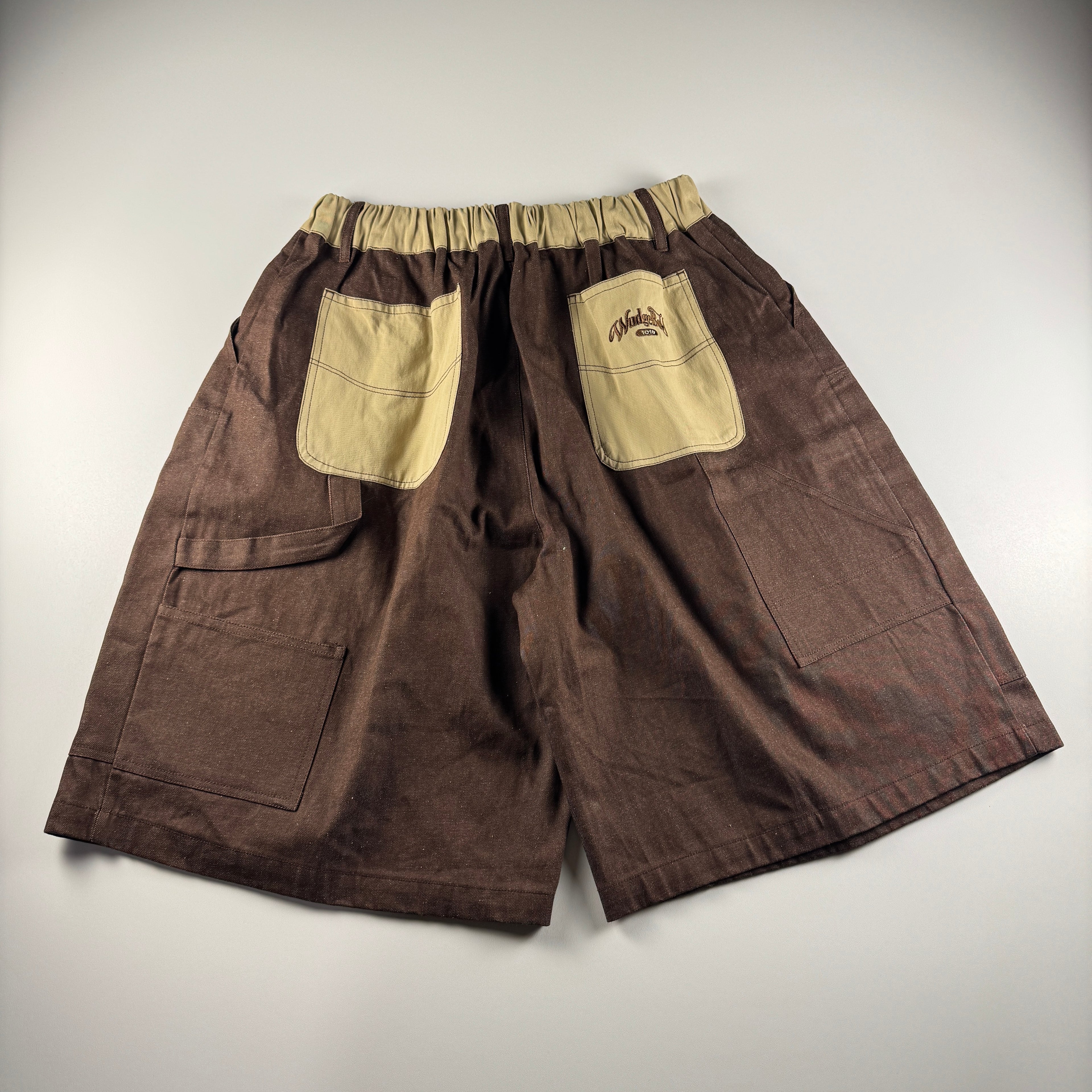 Wudge Boy Brown Baggy Short (L)