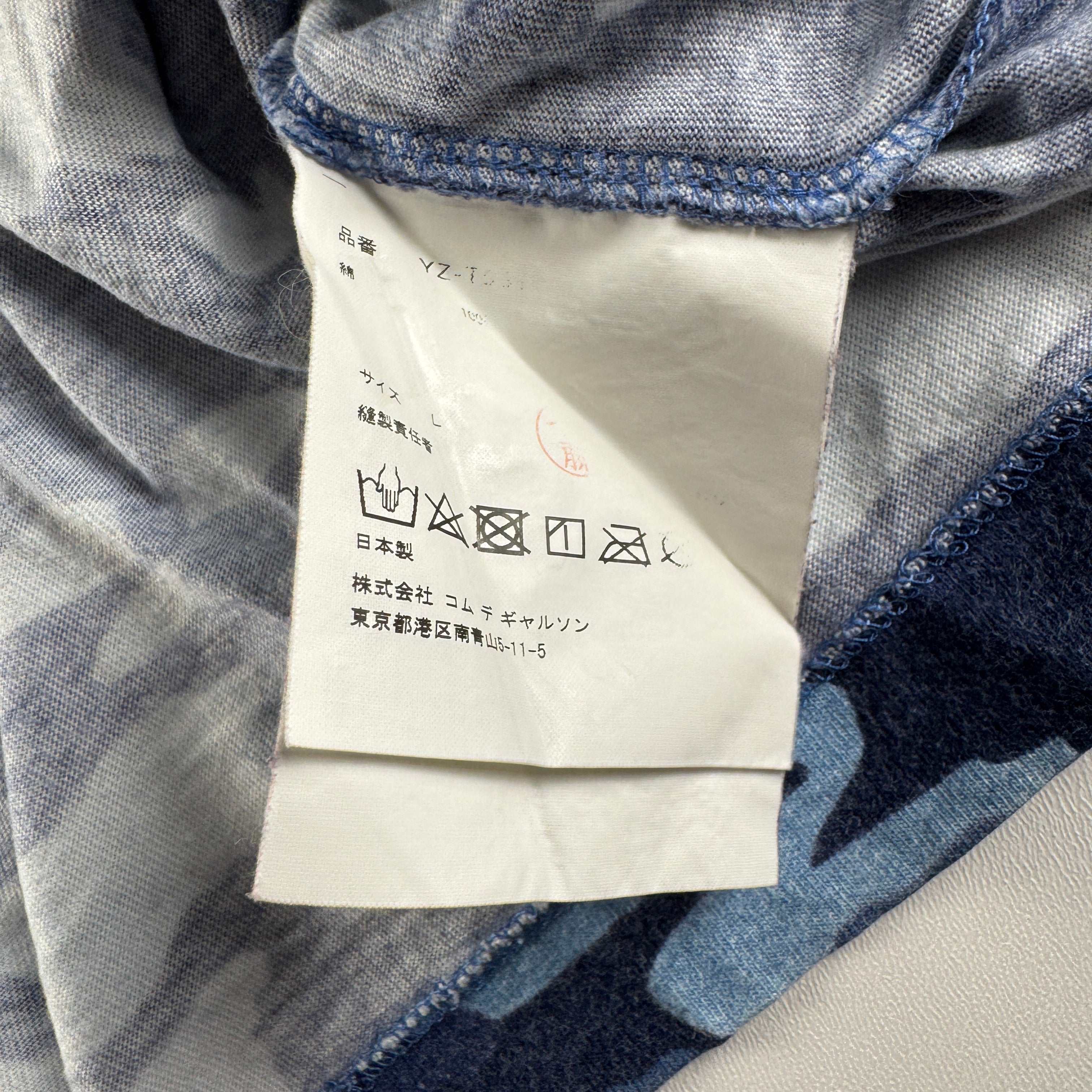 Comme des Garçons Play Blue Camo L/S Tee (L)