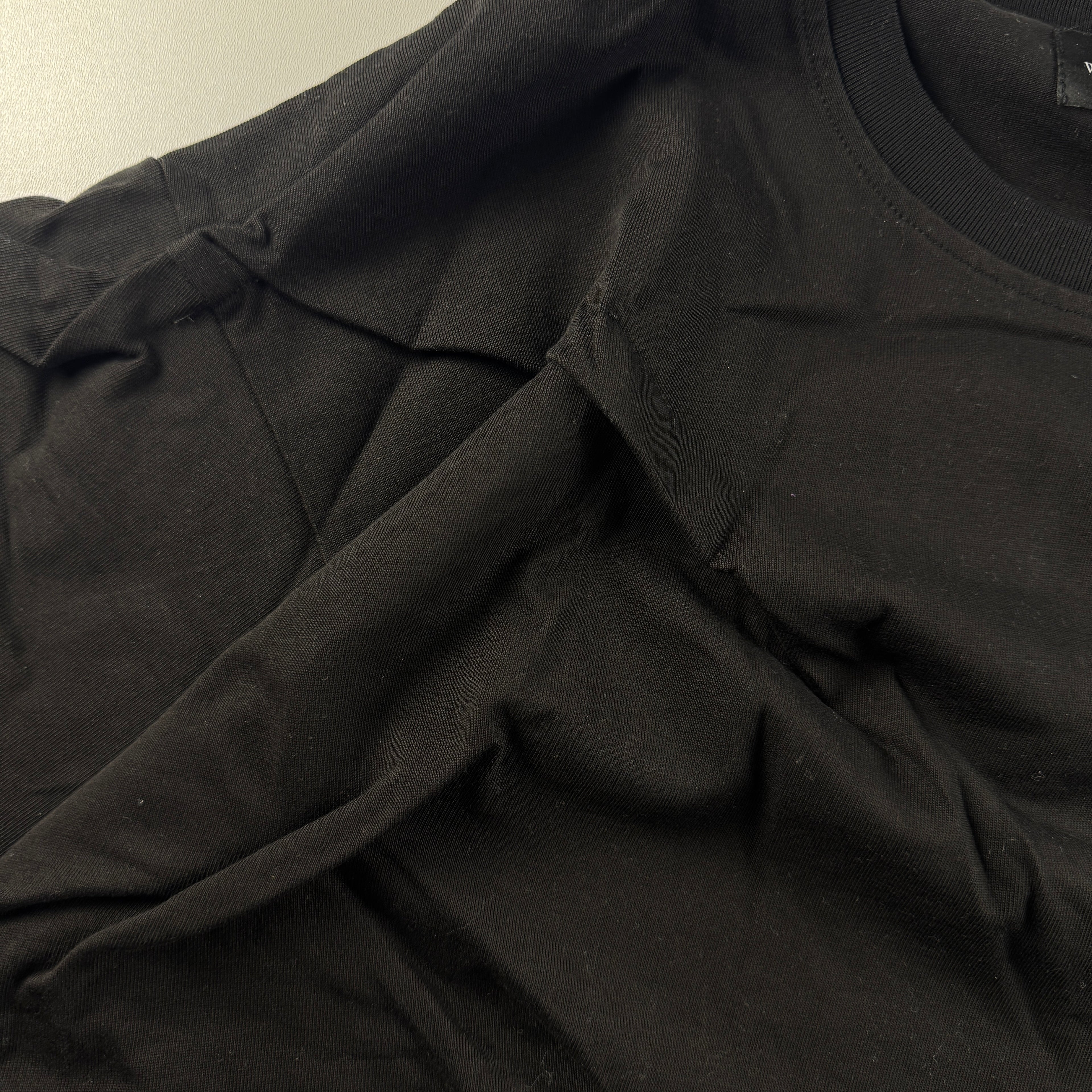 Who Decides War Crimpled Black Tee (XL)