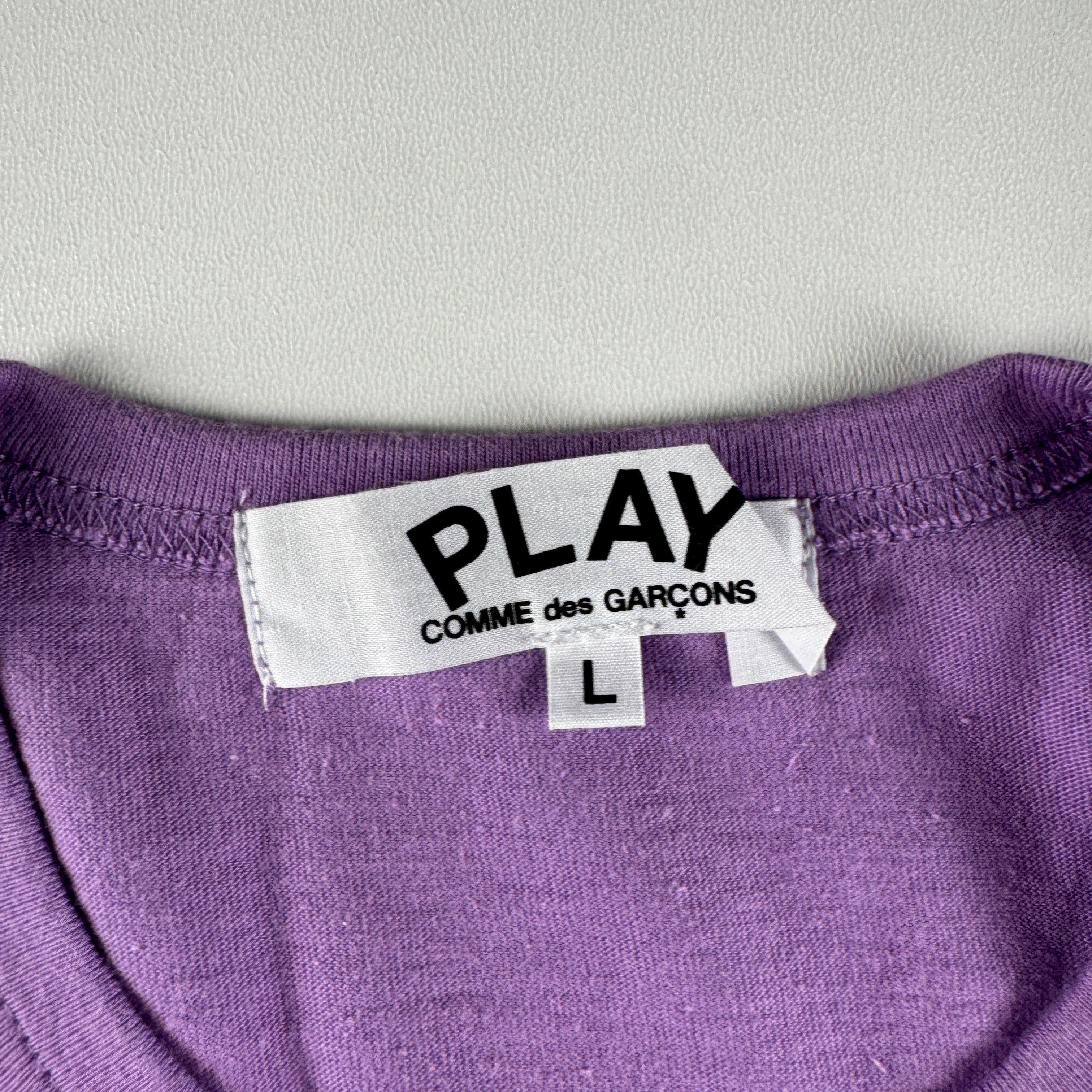 CDG Play Purple Tee (L)