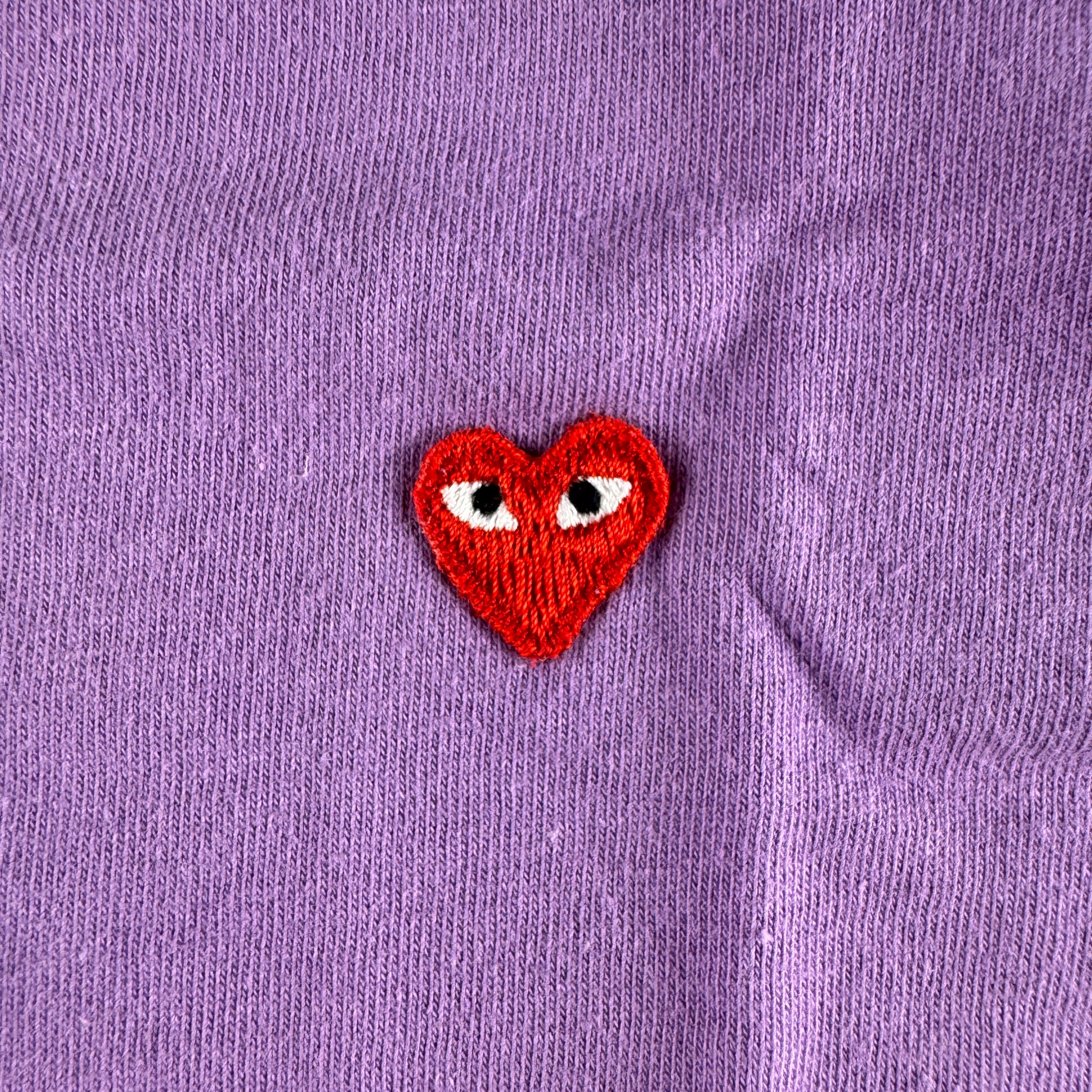 CDG Play Purple Tee (L)
