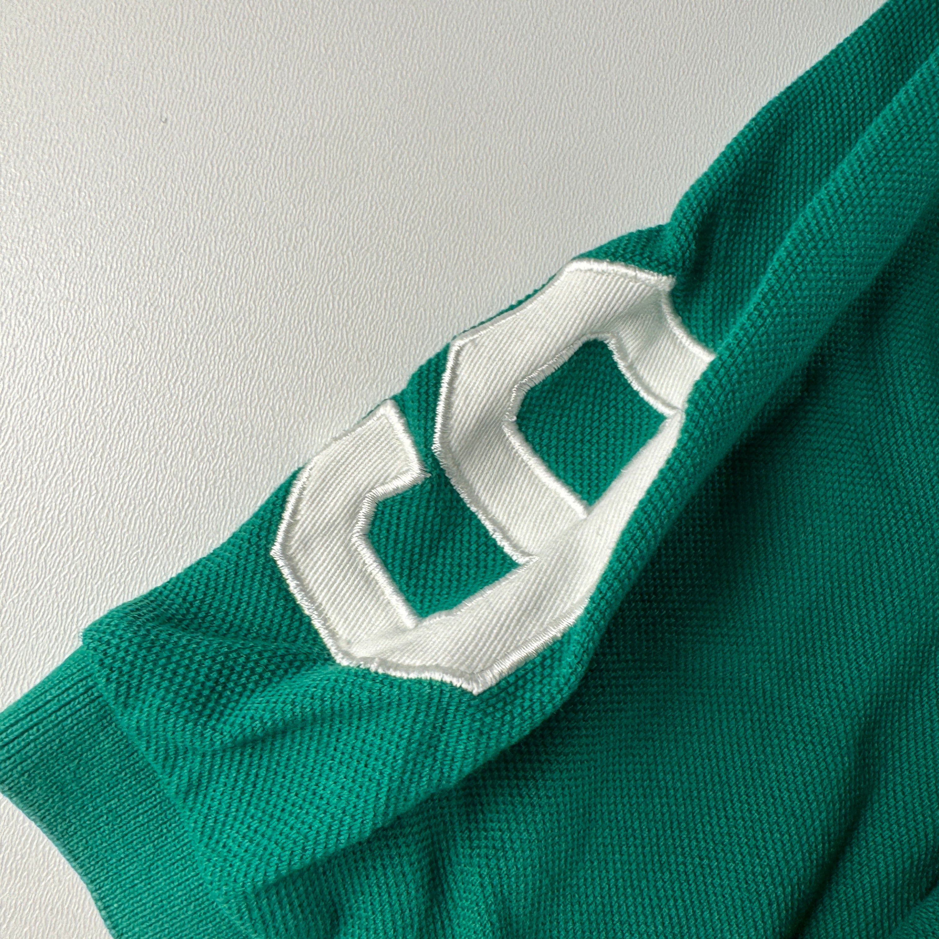 BAPE 93 Ape Head Embroidery Green Polo (XL)