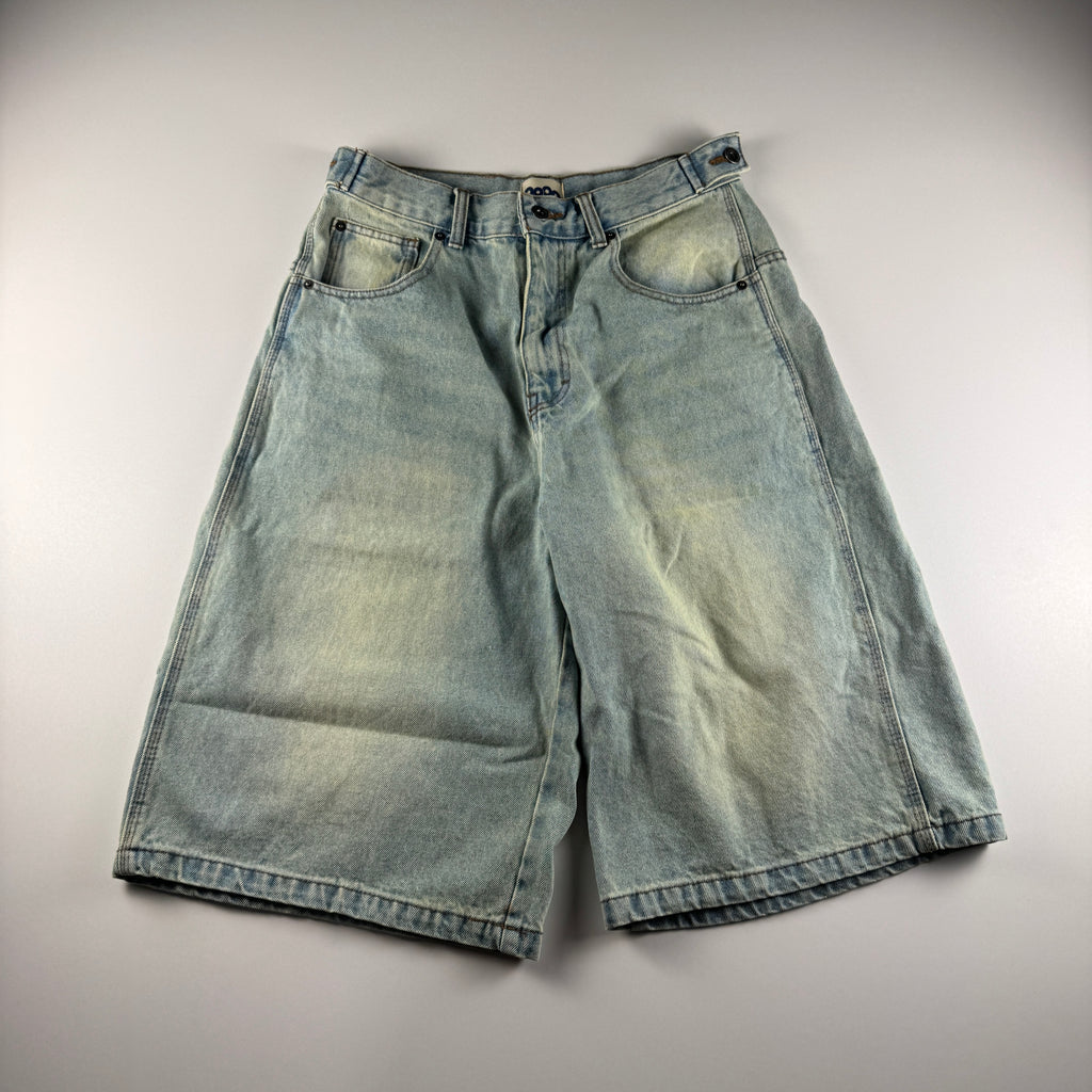 9090 Logo Crown Denim Blue Short (L)