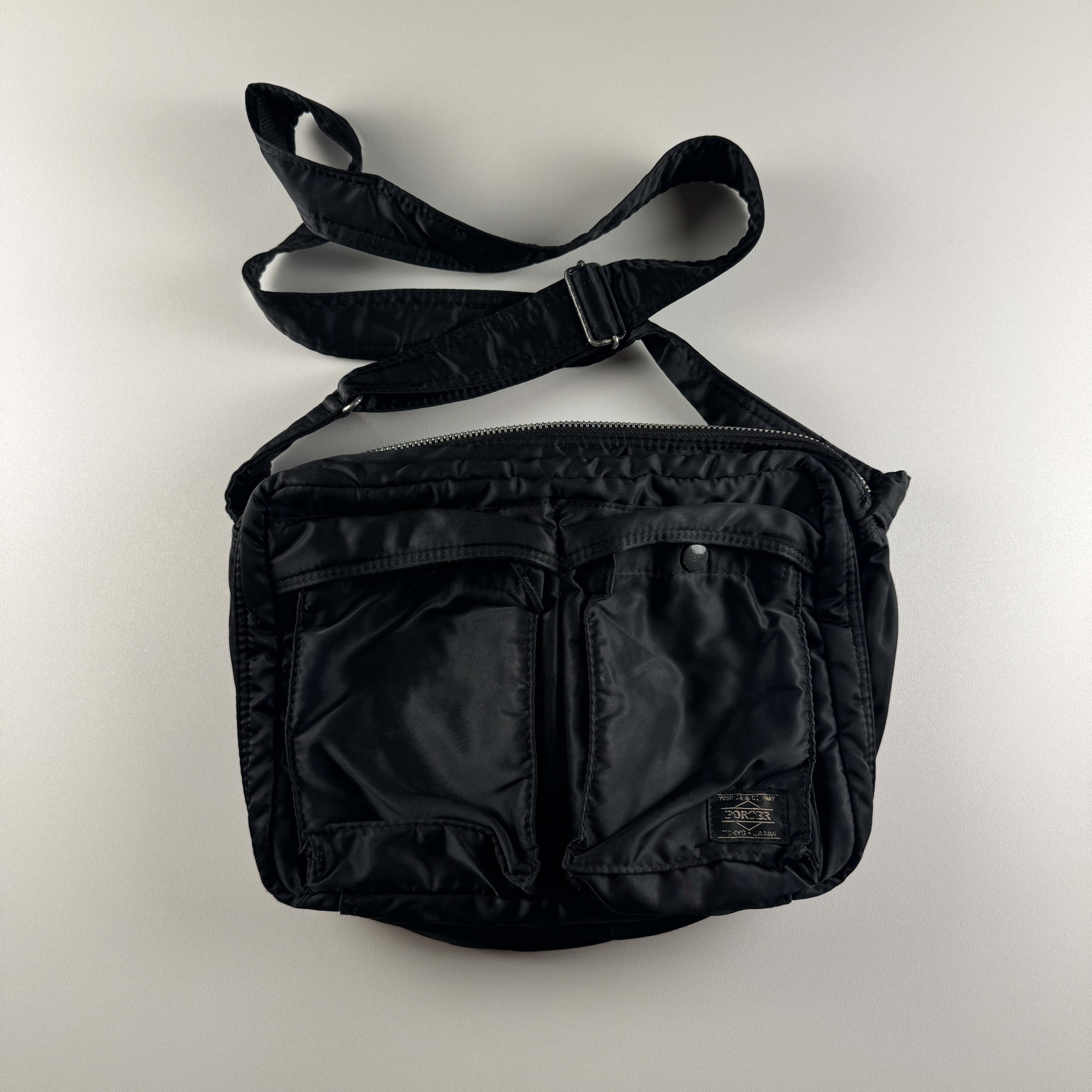 Porter Black Tanker Shoulder Bag