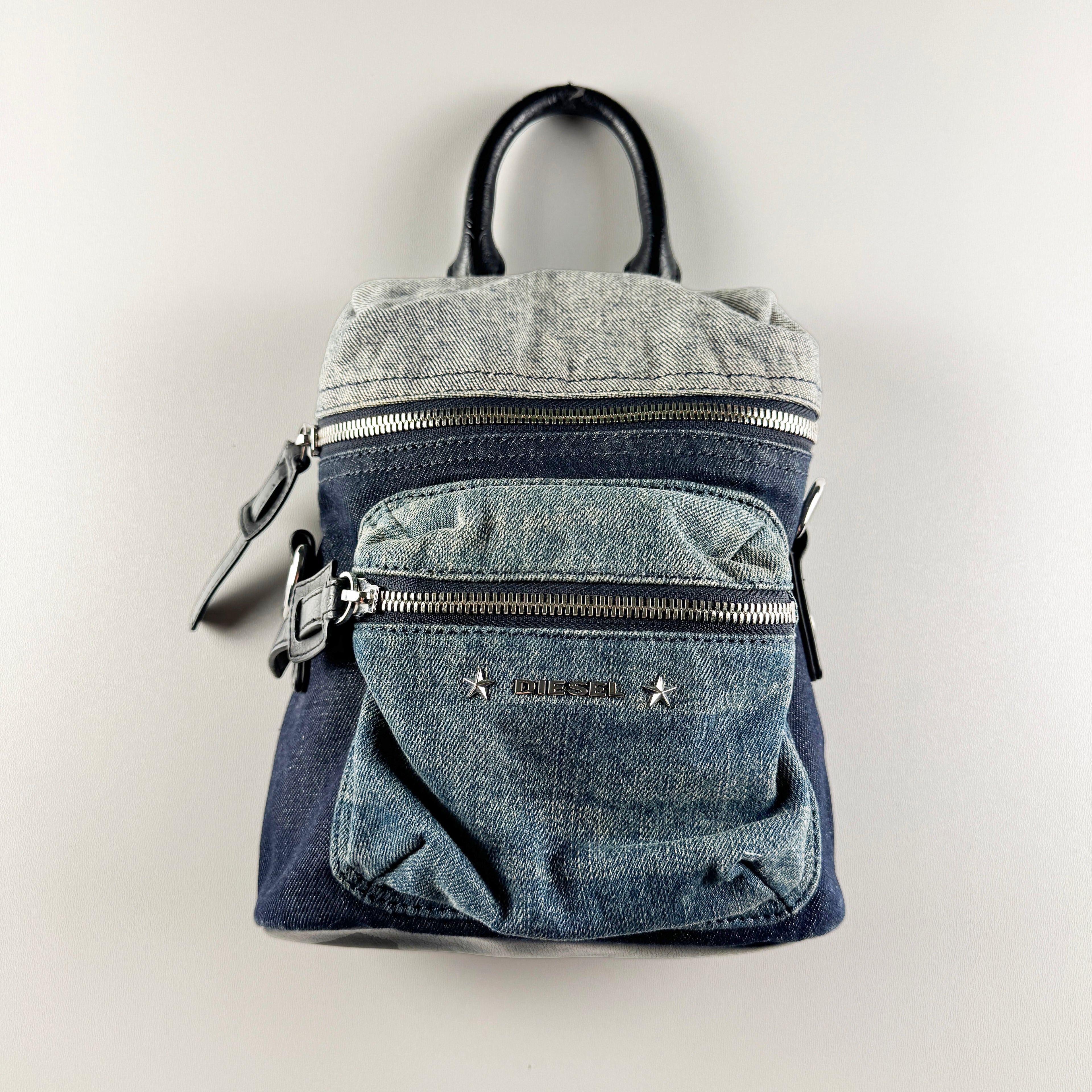 Diesel 3-in-1 Denim Backpack