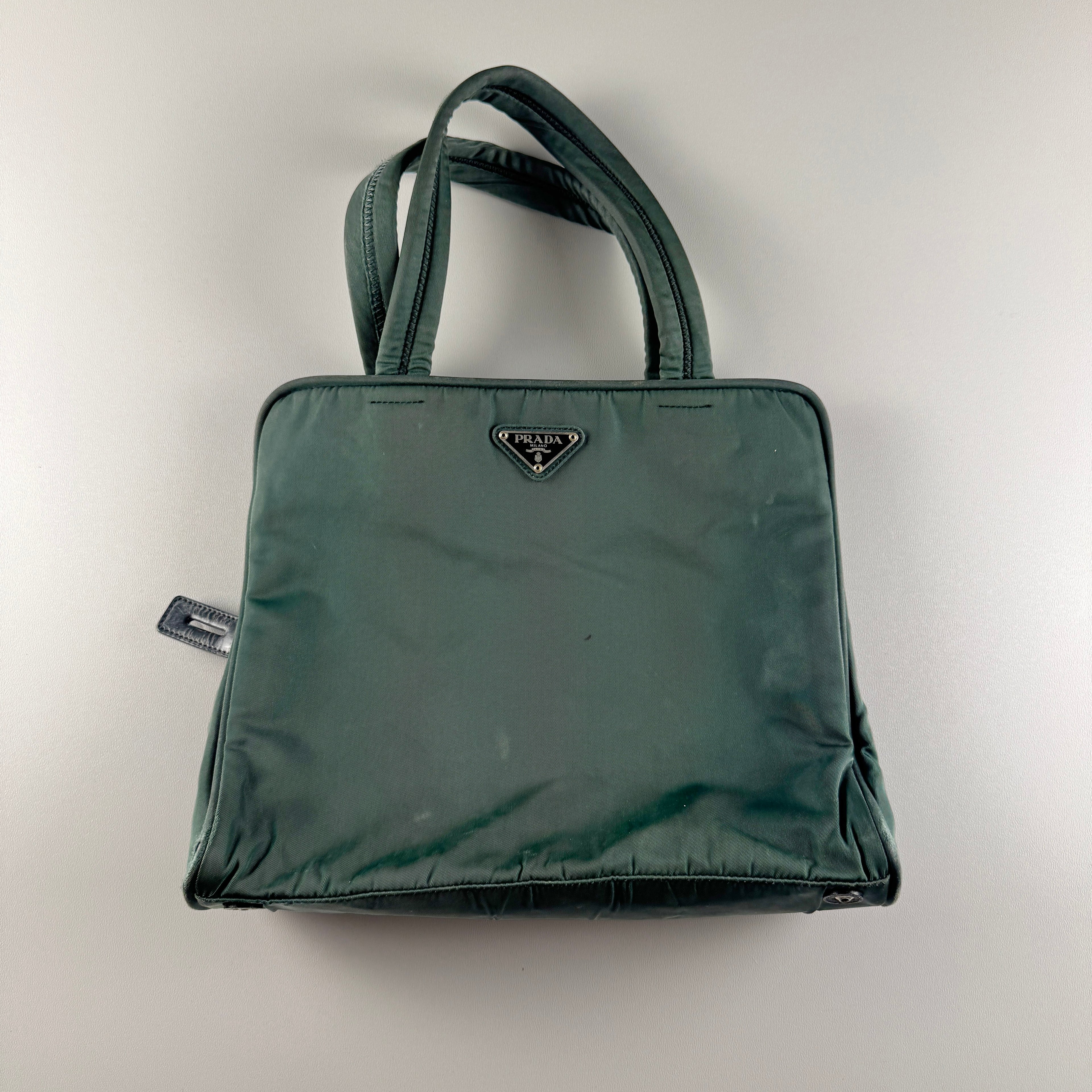 Prada Green Nylon Bag