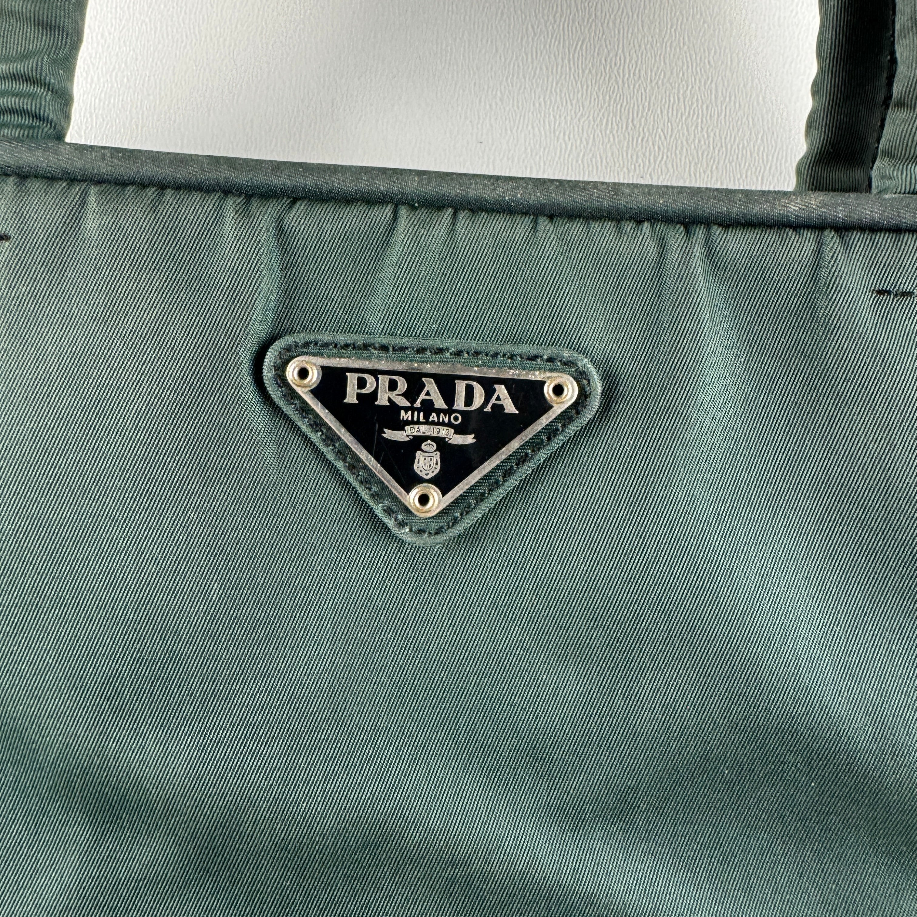Prada Green Nylon Bag