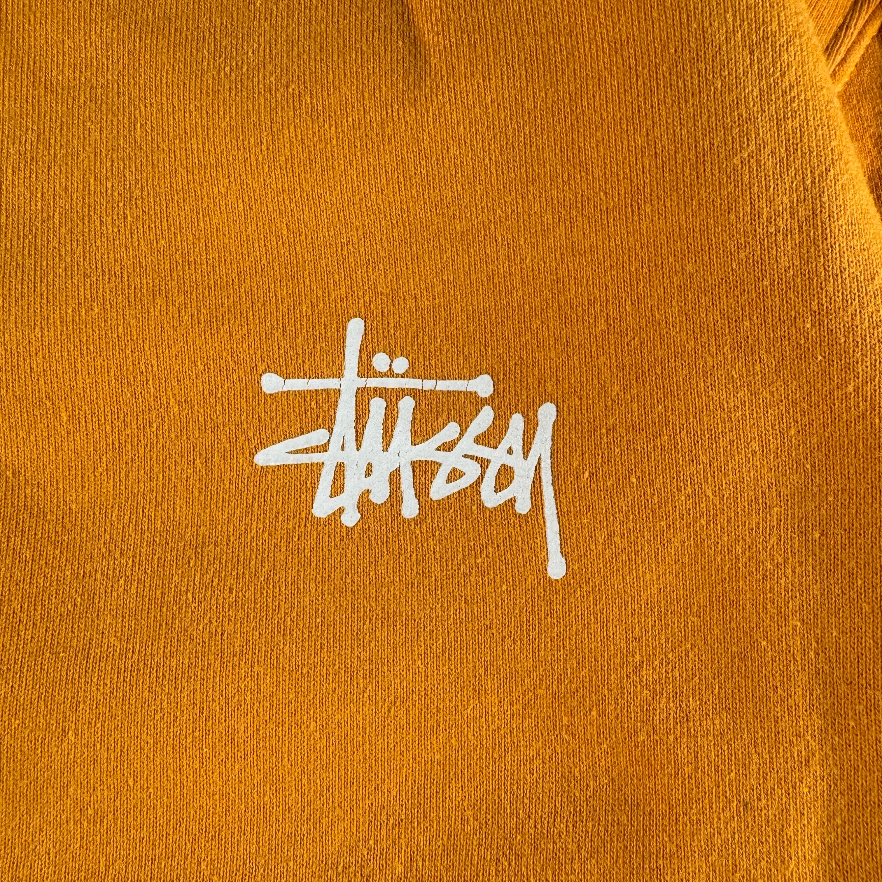Stussy Logo Orange Sweater (M)