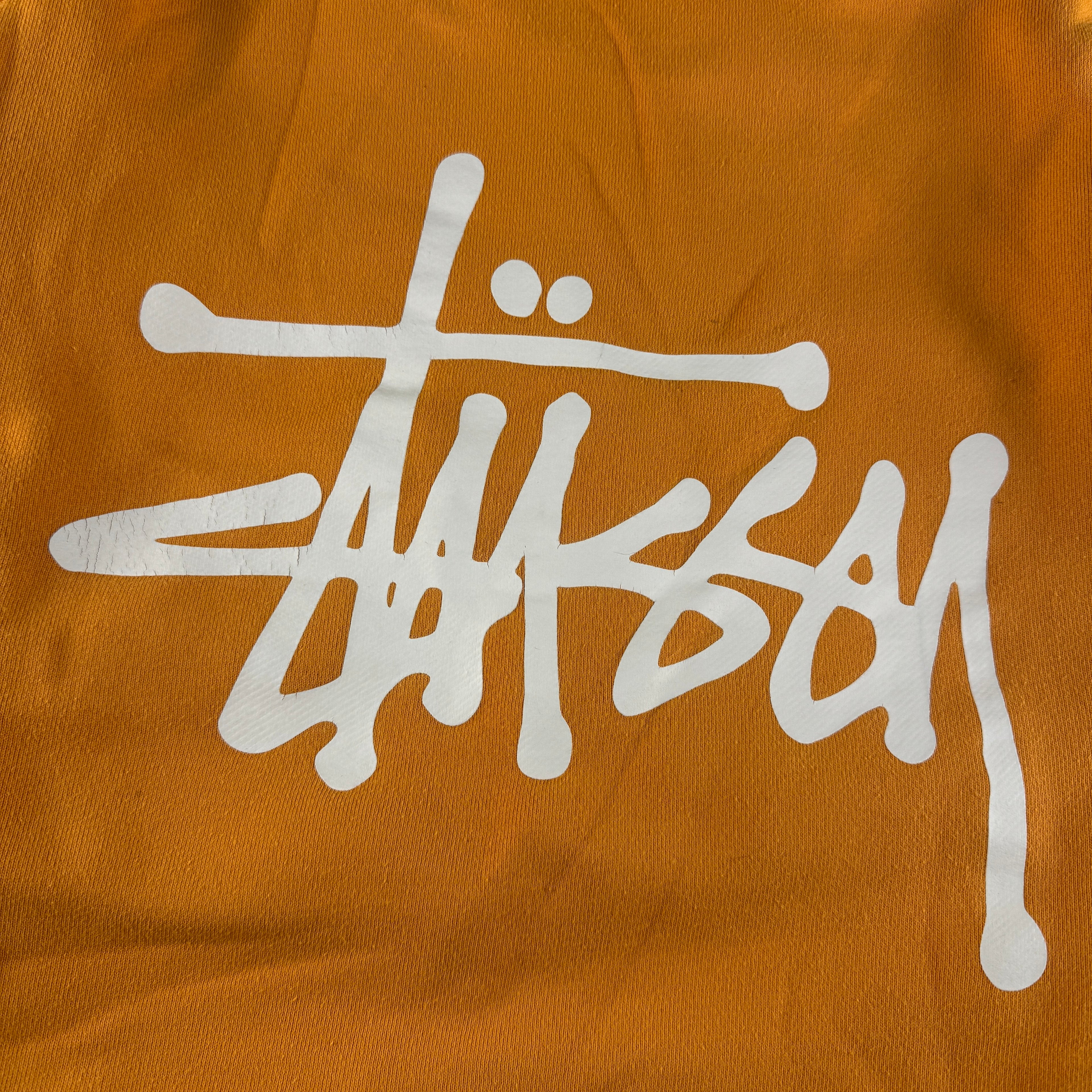 Stussy Logo Orange Sweater (M)