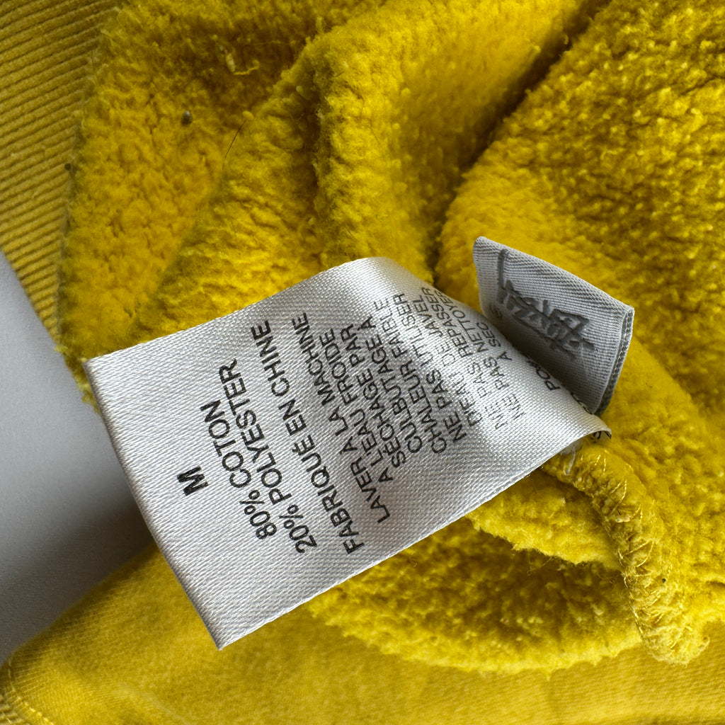Stussy Madrid Yellow Orange Hoodie (M)