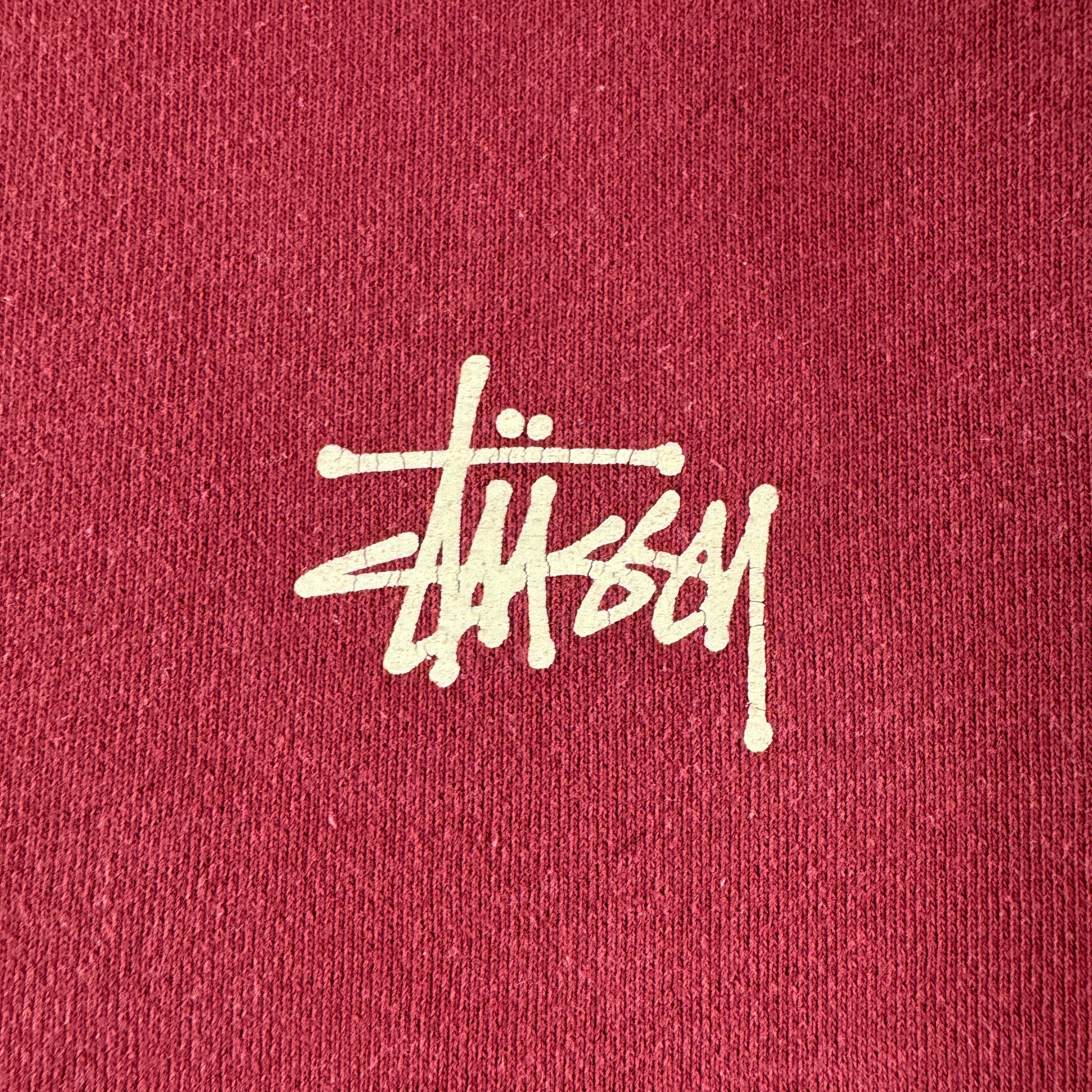 Stussy Logo Red Sweater (S)