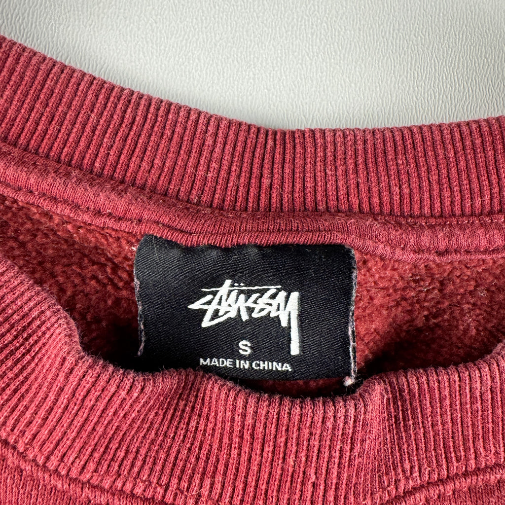 Stussy Logo Red Sweater (S)