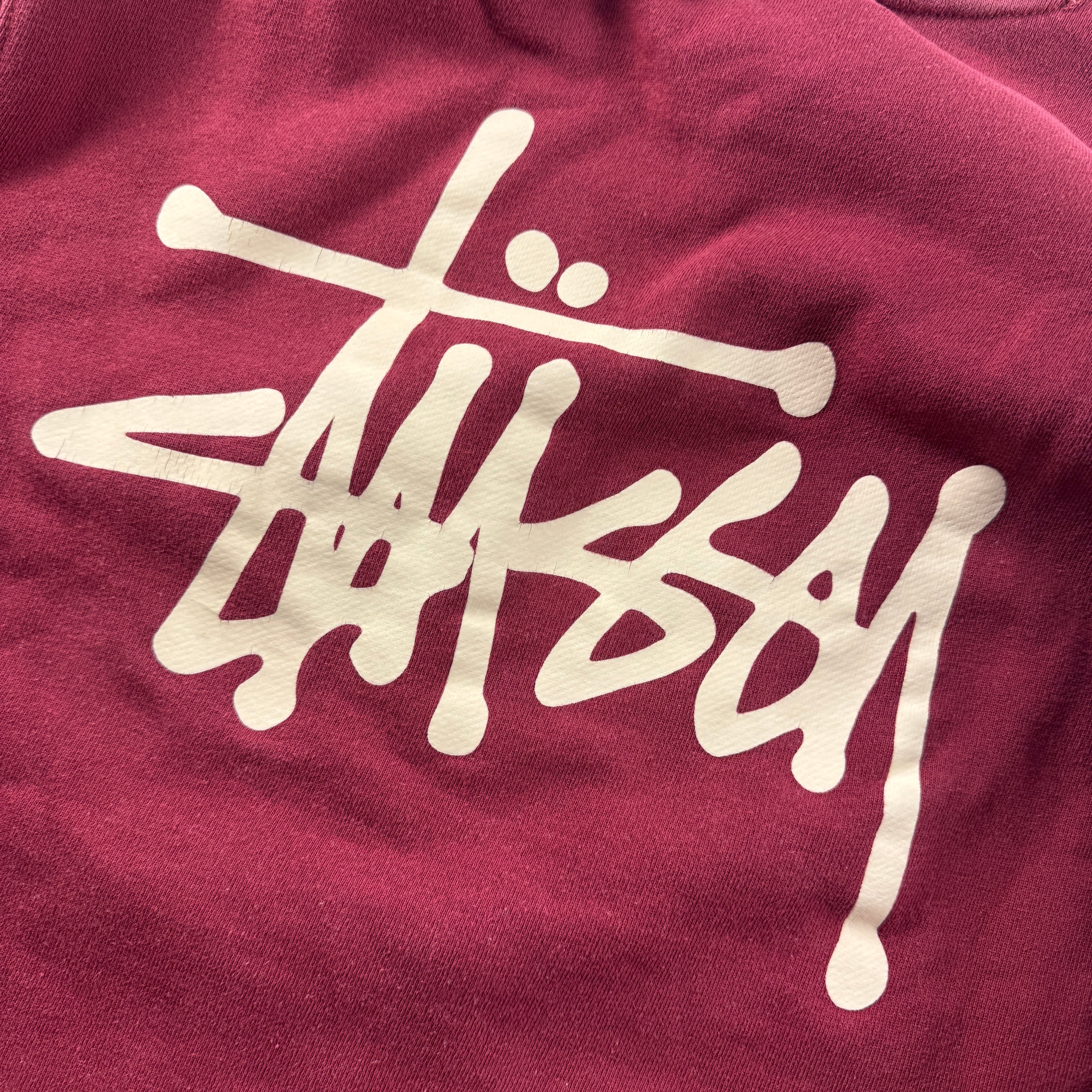 Stussy Logo Red Sweater (S)