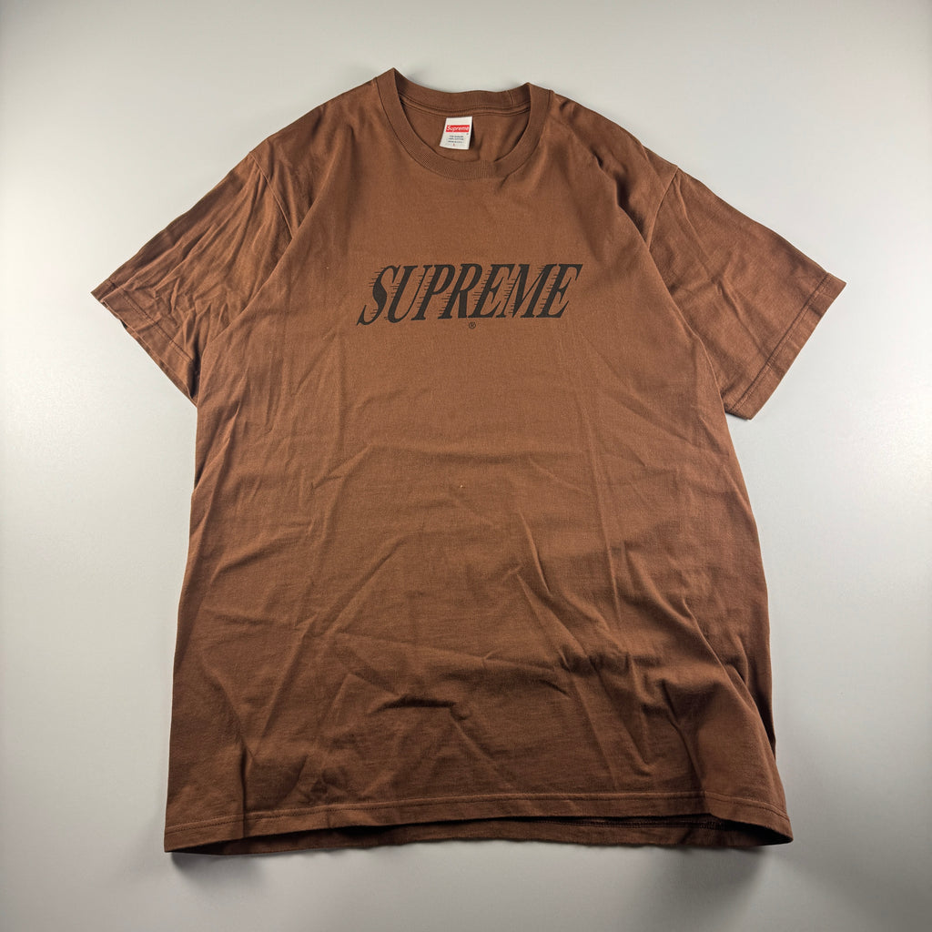 Supreme Slap Shot Brown Tee (L)